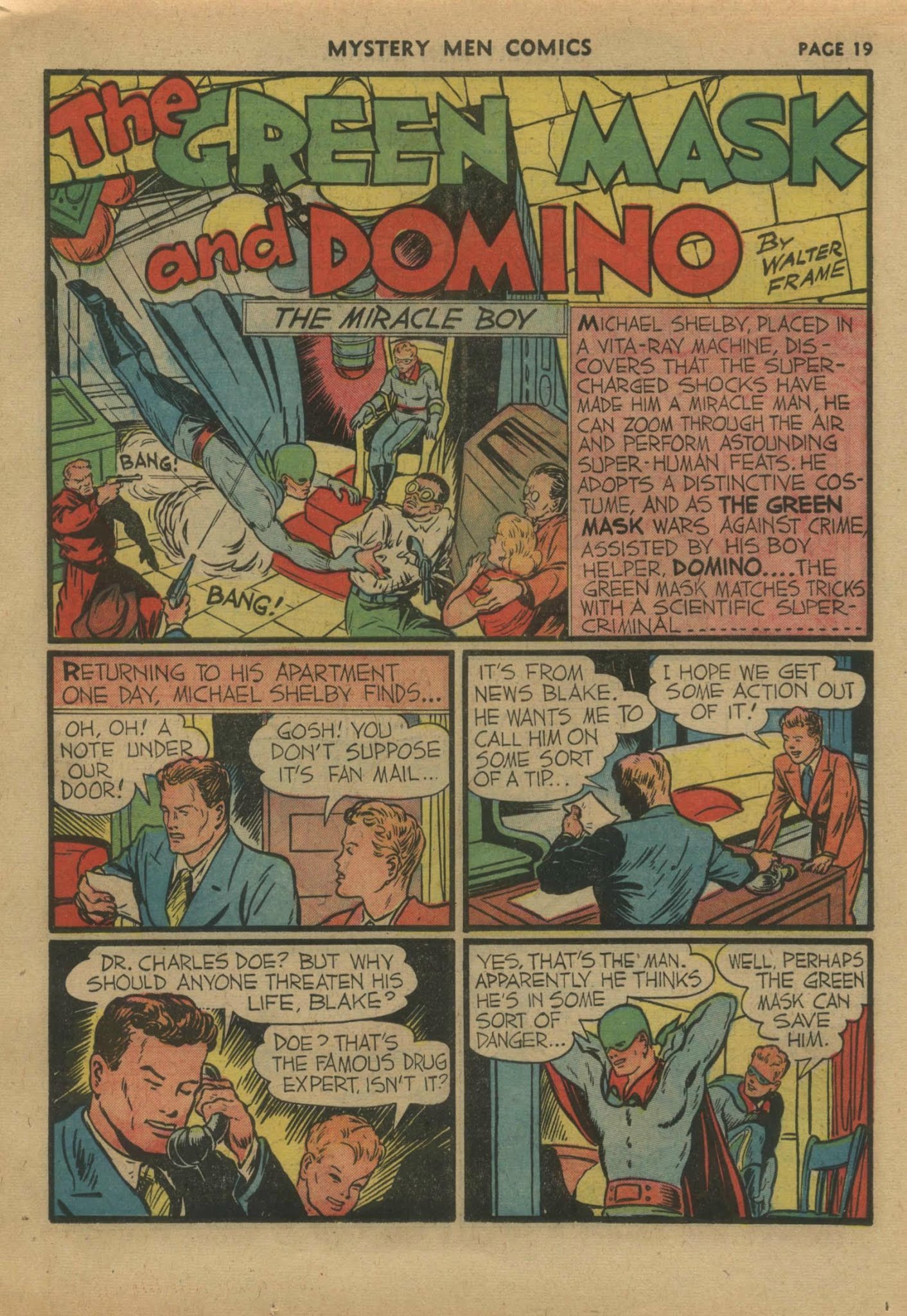 Read online Mystery Men Comics comic -  Issue #21 - 21