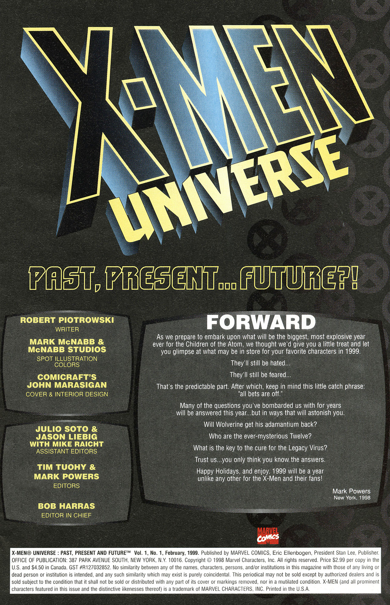 Read online X-Men Universe: Past, Present and Future comic -  Issue # Full - 3
