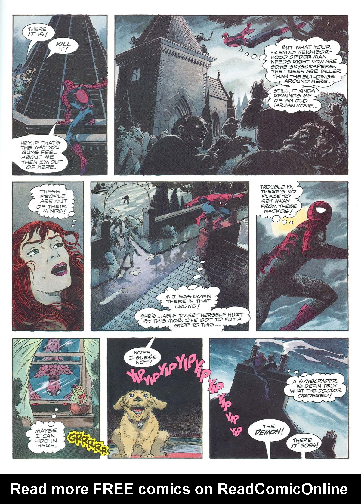 Read online Marvel Graphic Novel comic -  Issue #63 - Spider-Man - Spirits of the Earth - 38
