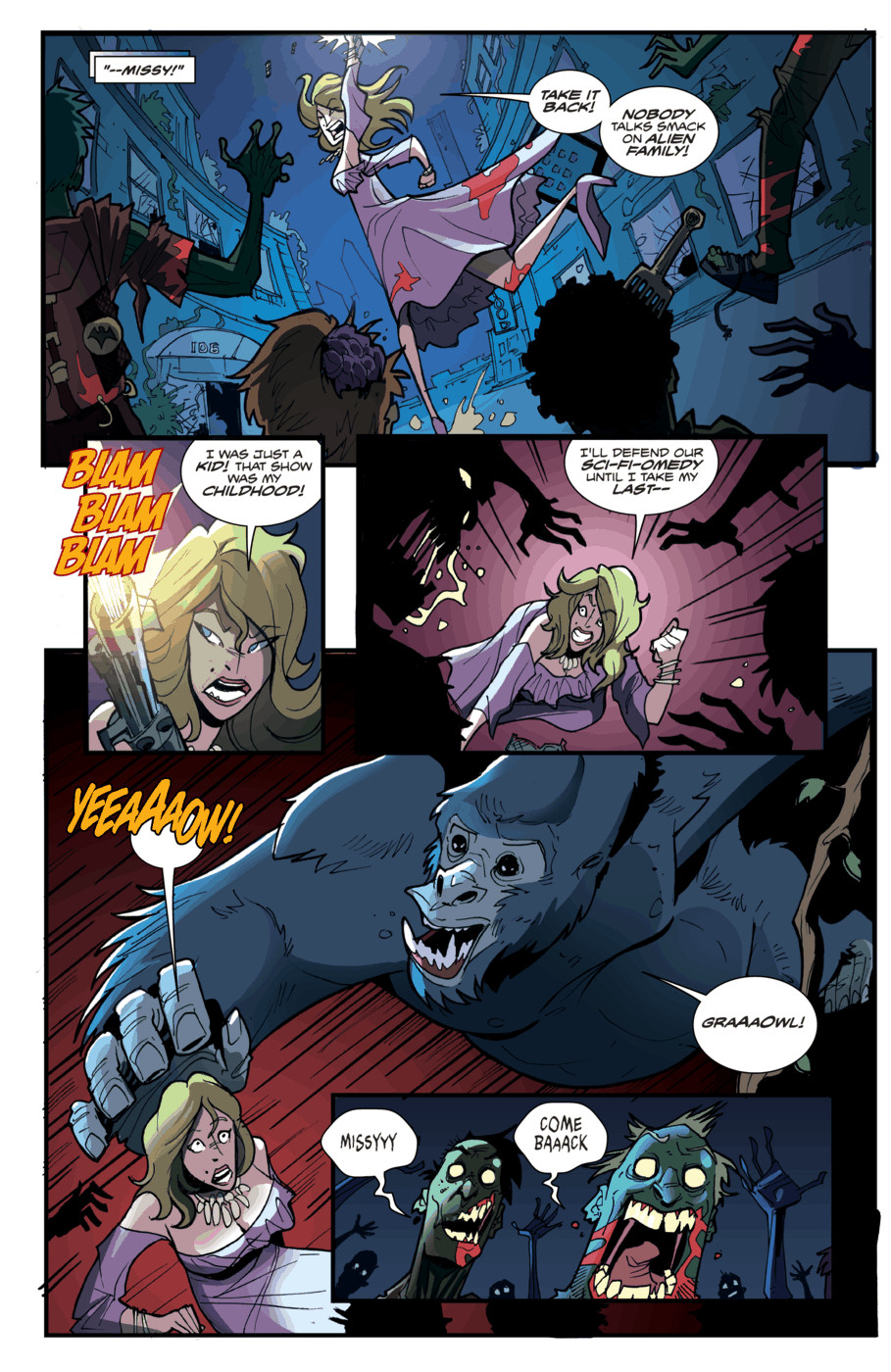 Read online Fanboys vs. Zombies comic -  Issue #8 - 20