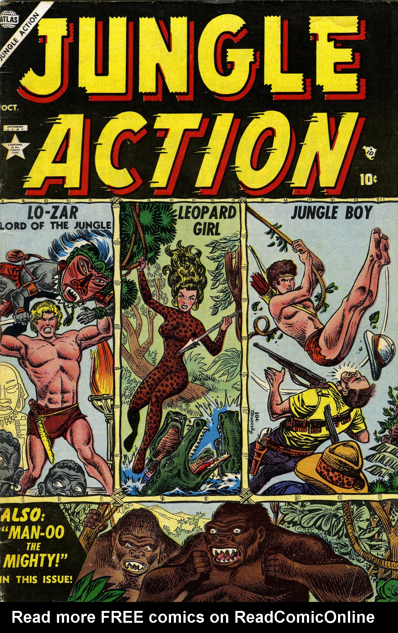 Read online Jungle Action (1954) comic -  Issue #1 - 1