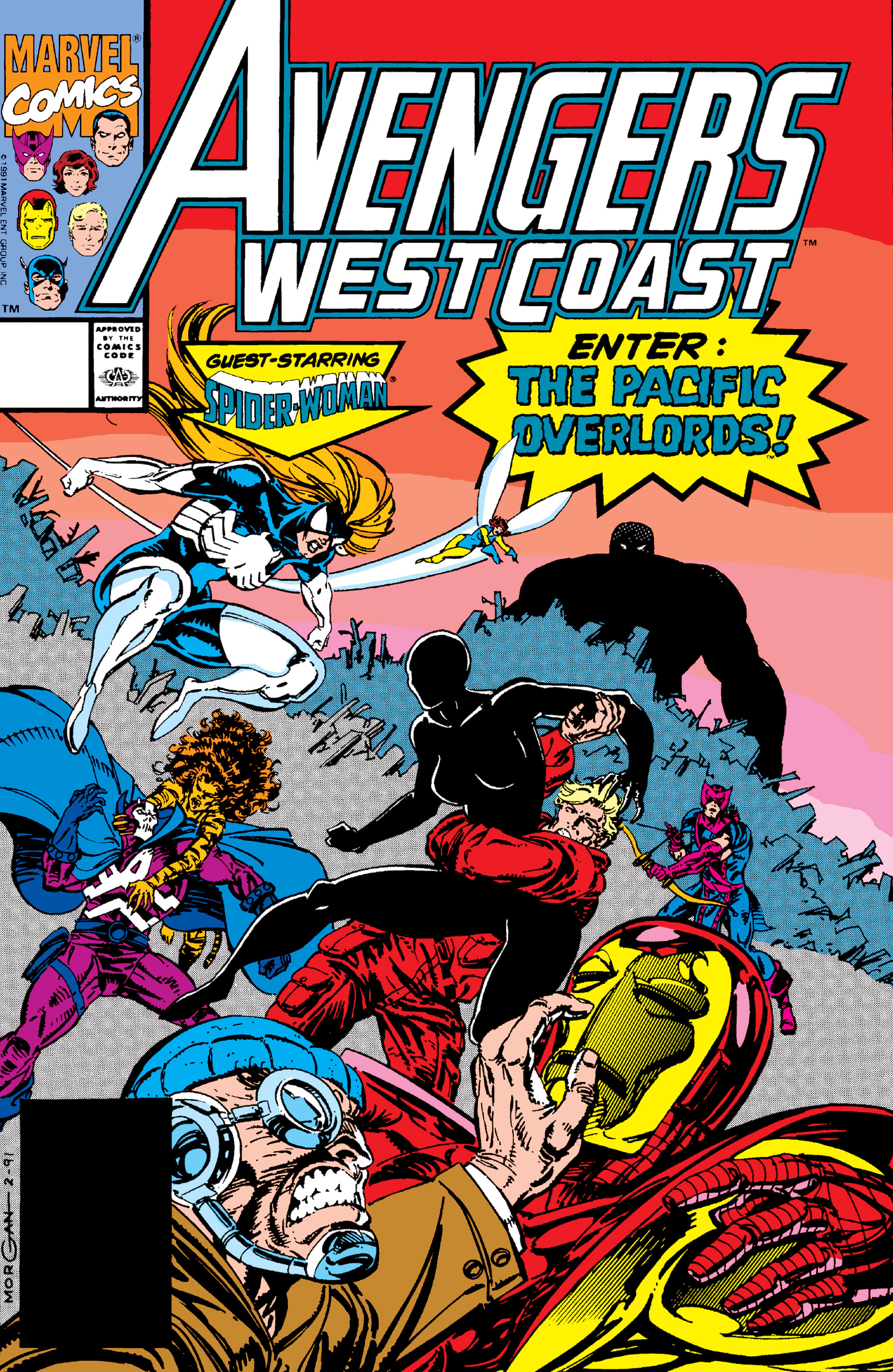 Read online Avengers West Coast (1989) comic -  Issue #70 - 1