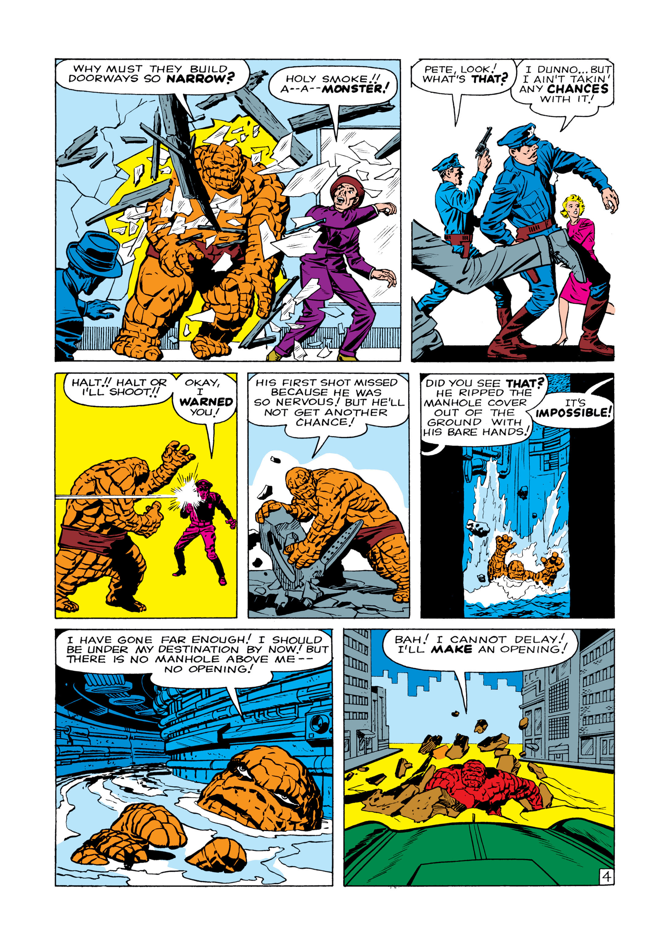 Read online Fantastic Four (1961) comic -  Issue #1 - 5
