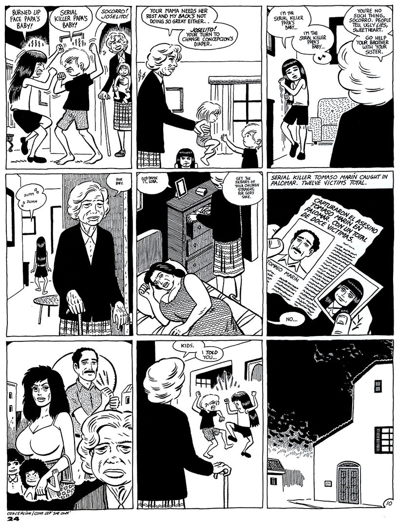 Read online Love and Rockets (1982) comic -  Issue #44 - 26