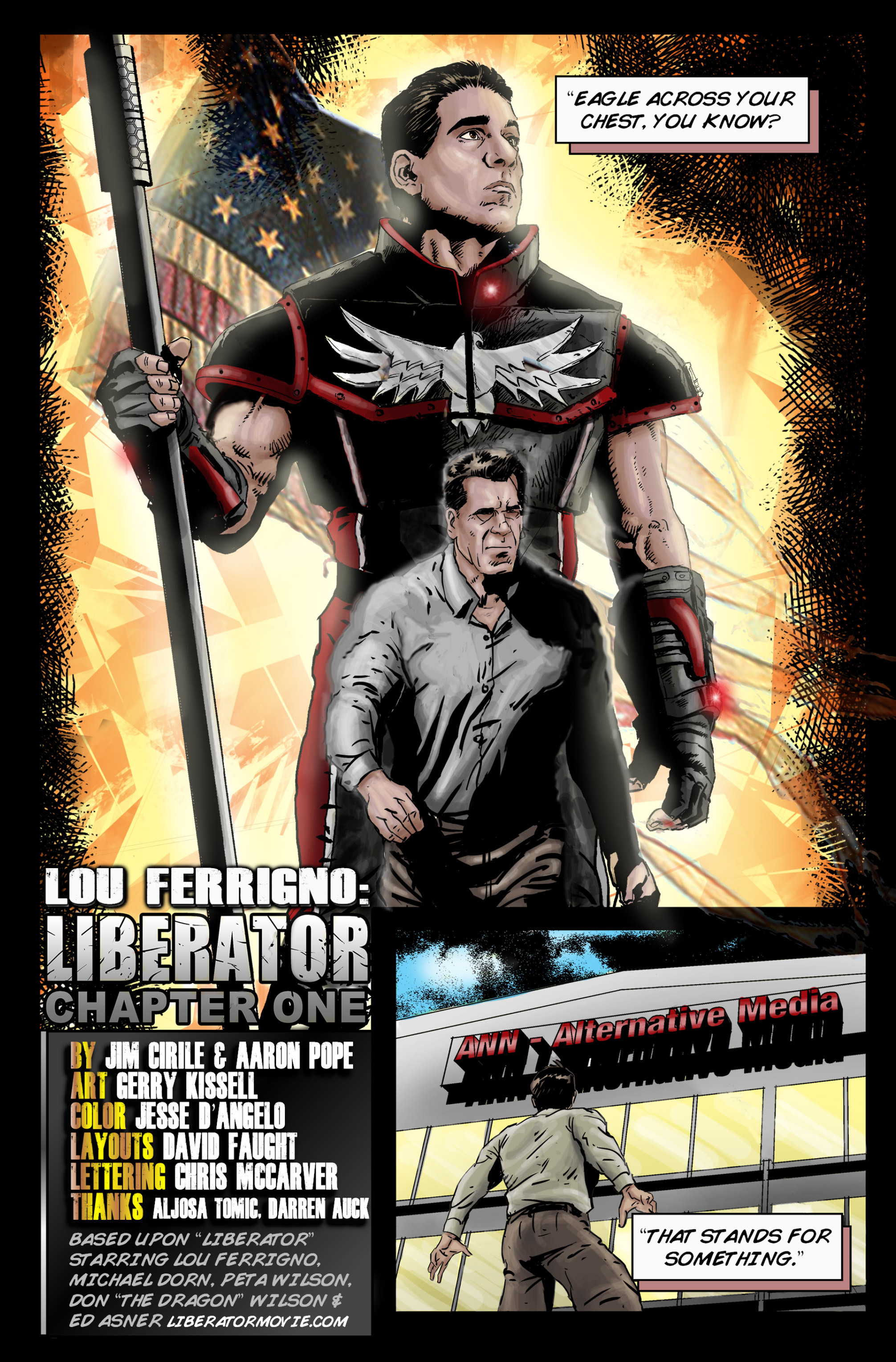Read online Lou Ferrigno: Liberator comic -  Issue #0 - 3