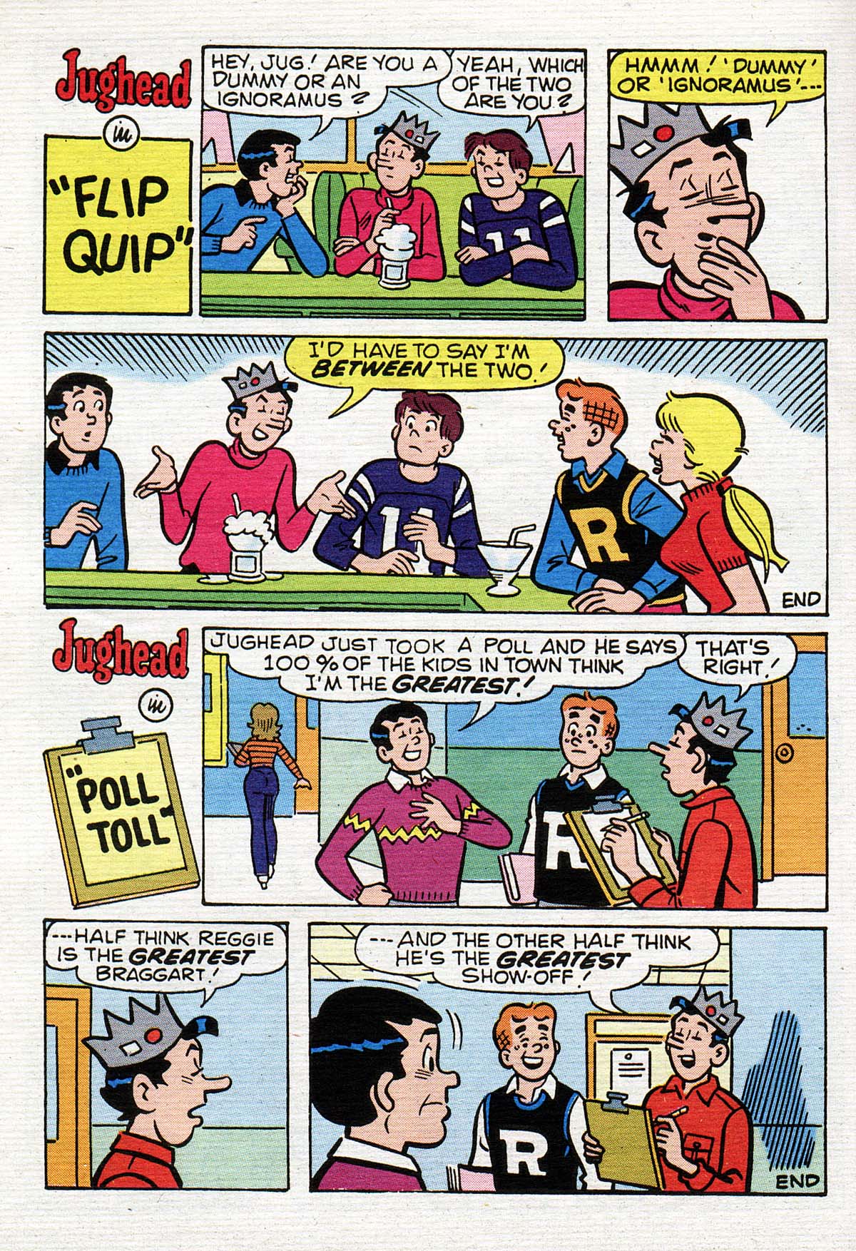 Read online Jughead's Double Digest Magazine comic -  Issue #94 - 131