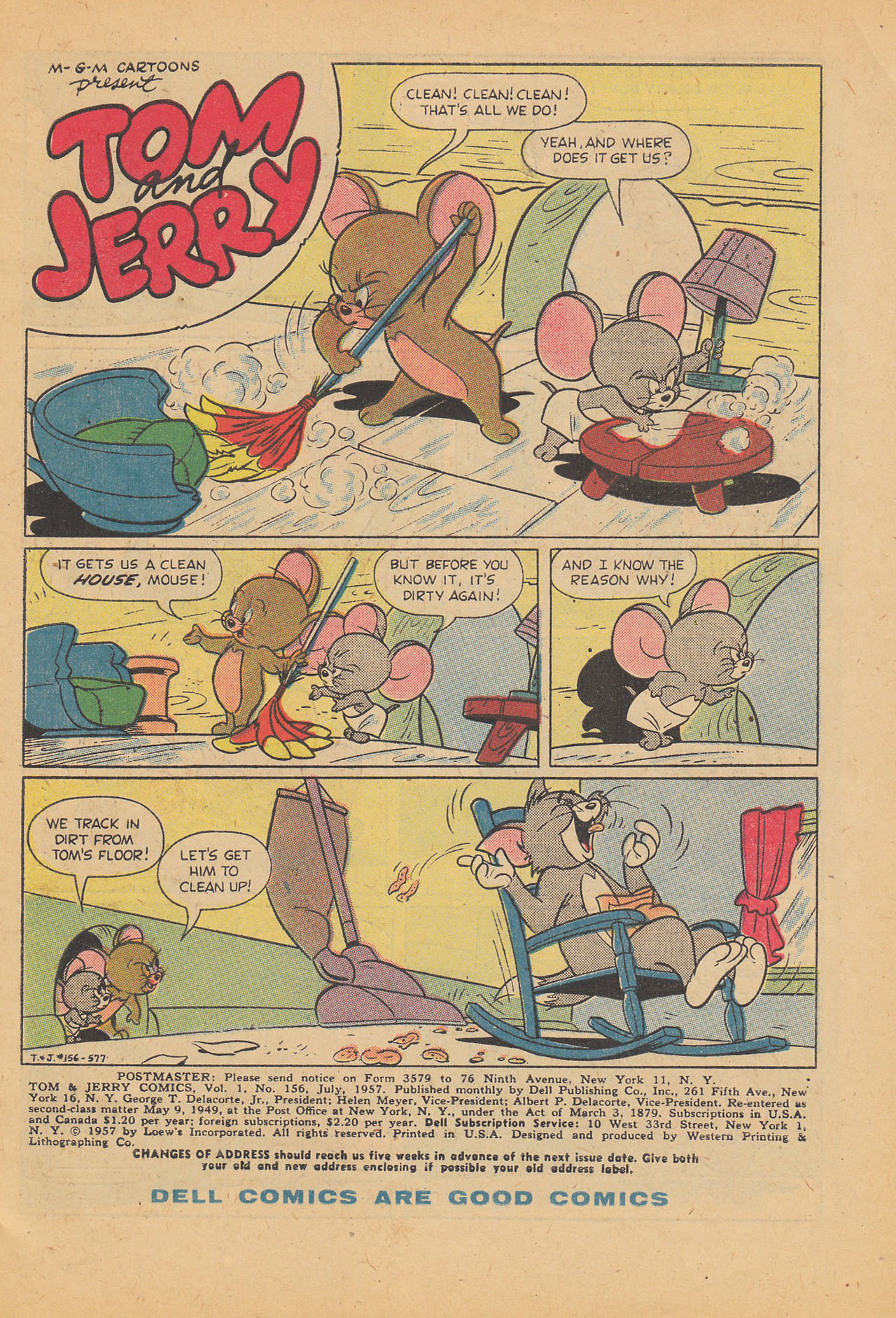 Read online Tom & Jerry Comics comic -  Issue #156 - 3