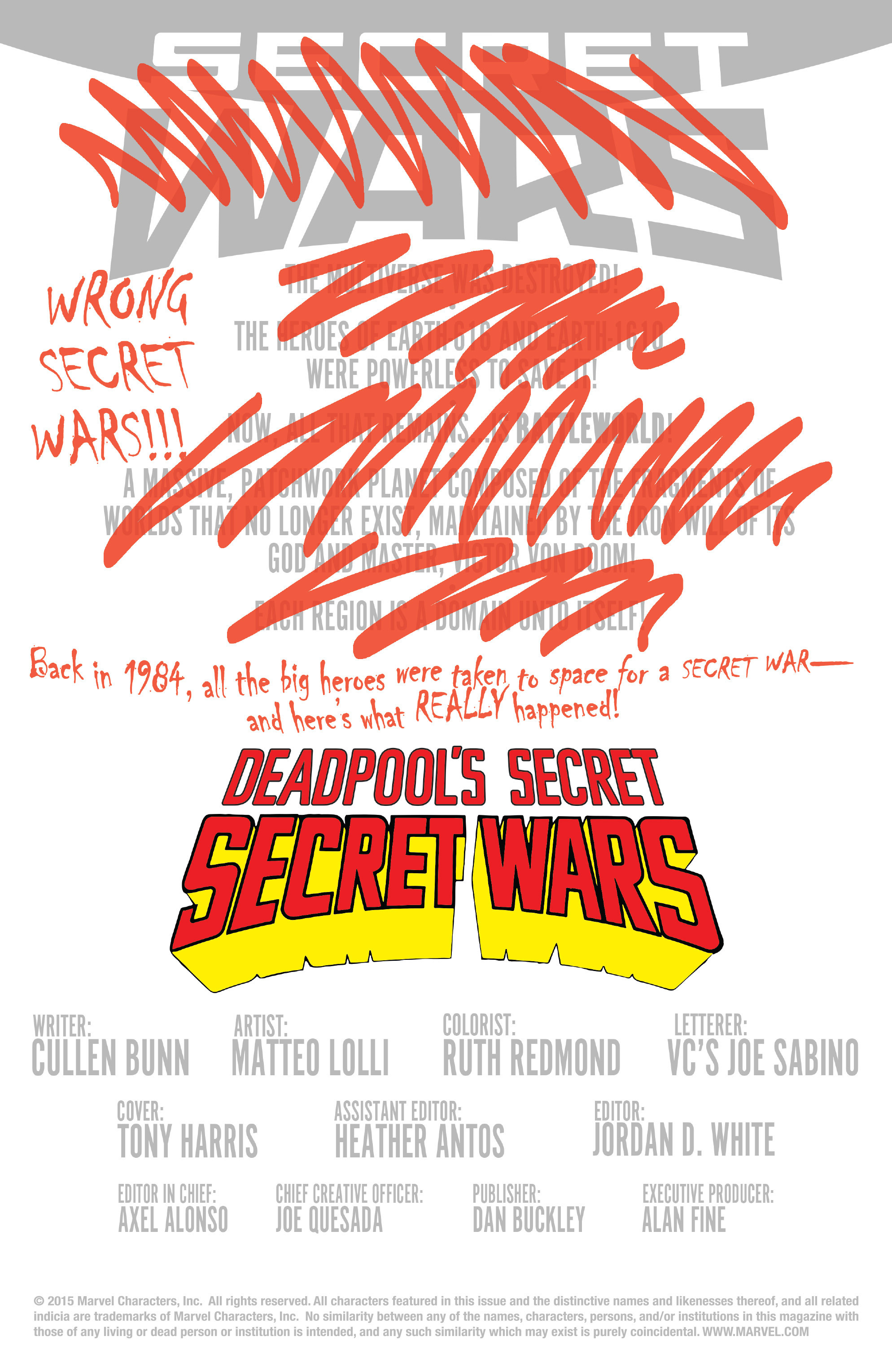 Read online Deadpool's Secret Secret Wars comic -  Issue #1 - 5