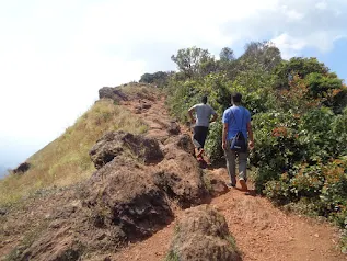 Mysterious iron pillar near temple