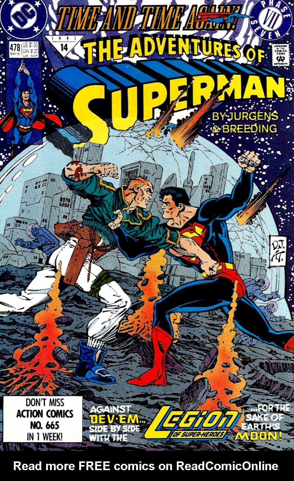 Read online Adventures of Superman (1987) comic -  Issue #478 - 1