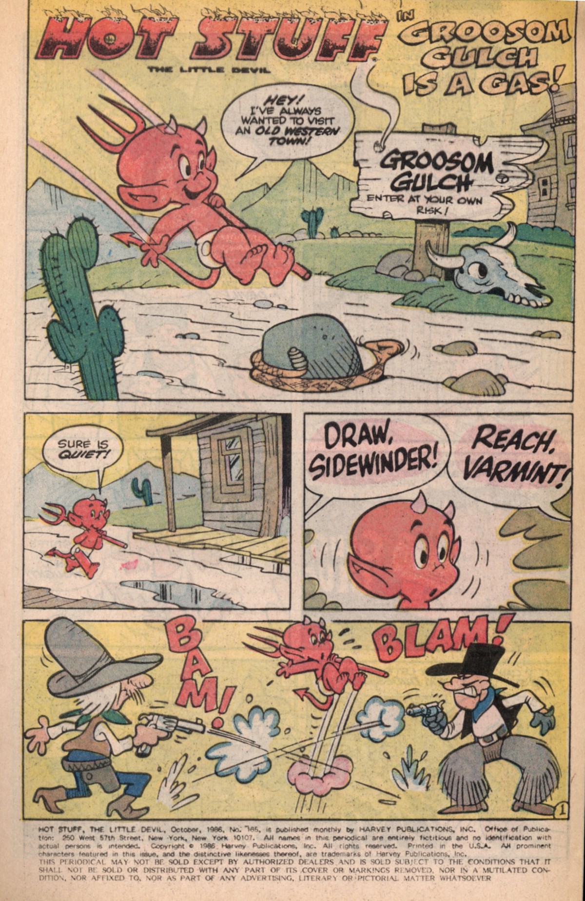 Read online Hot Stuff, the Little Devil comic -  Issue #165 - 5