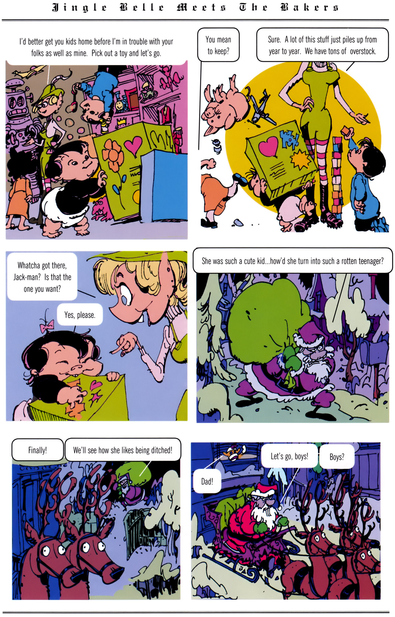 Read online The Bakers Meet Jingle Belle comic -  Issue # Full - 19