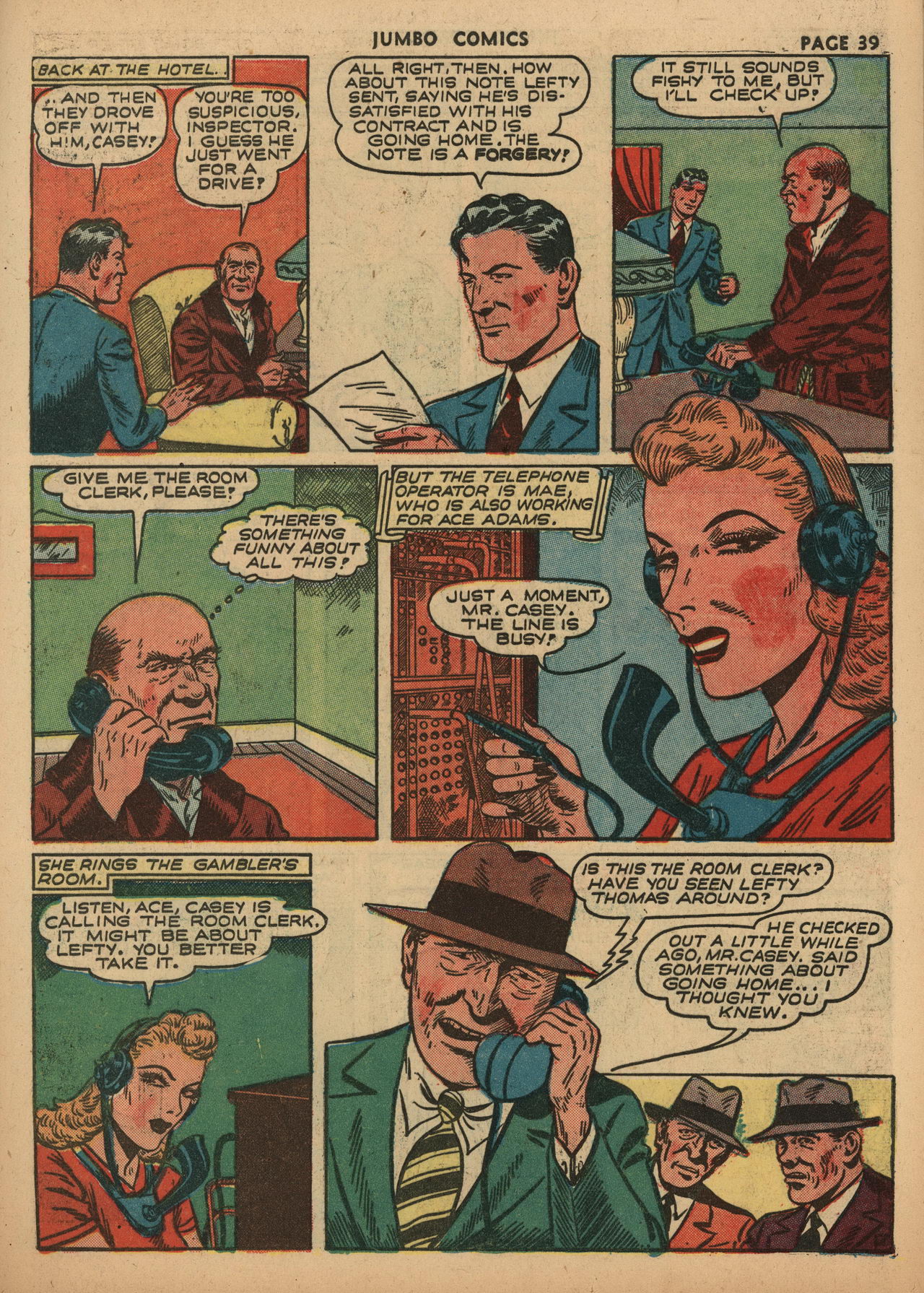 Read online Jumbo Comics comic -  Issue #37 - 41