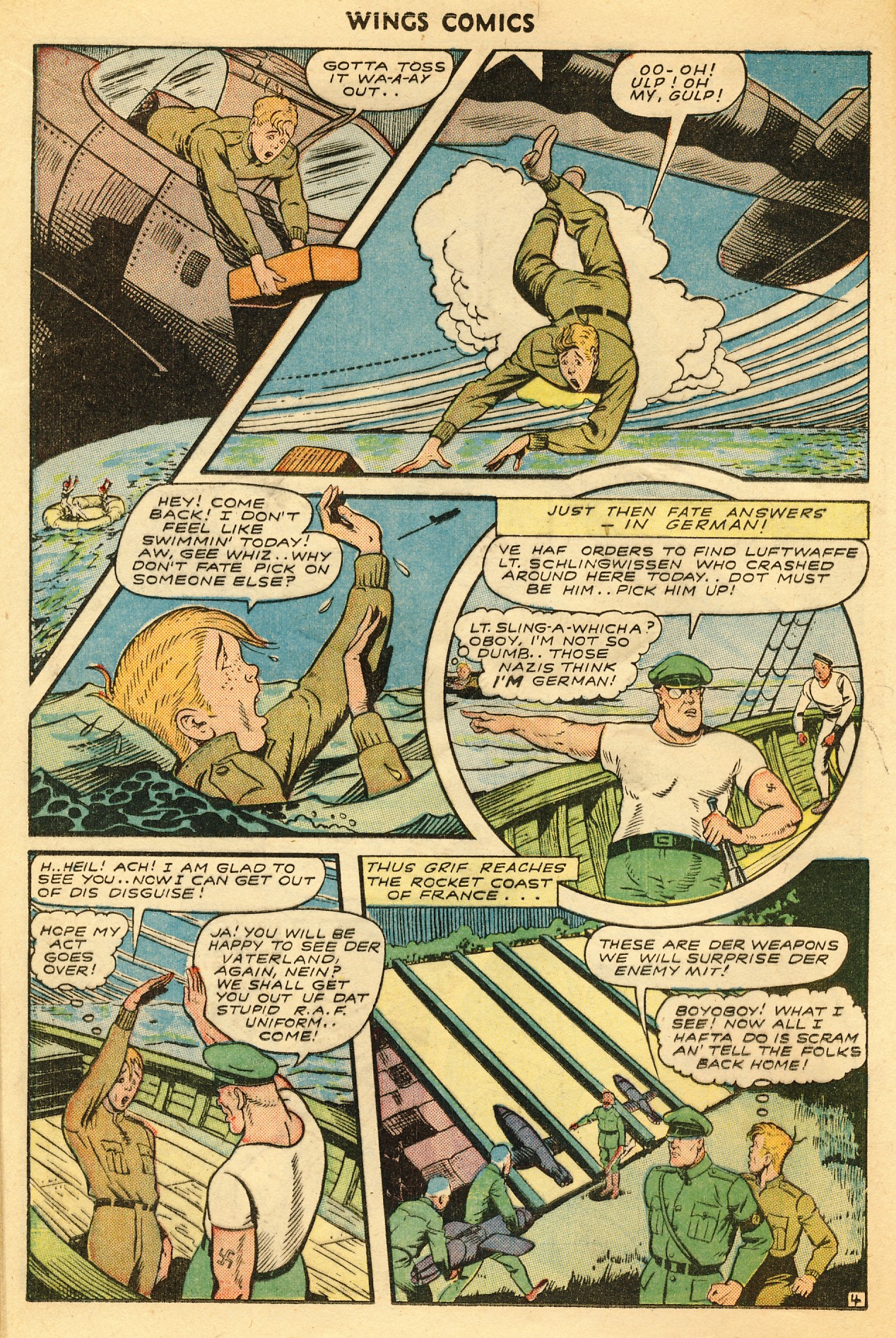 Read online Wings Comics comic -  Issue #54 - 16