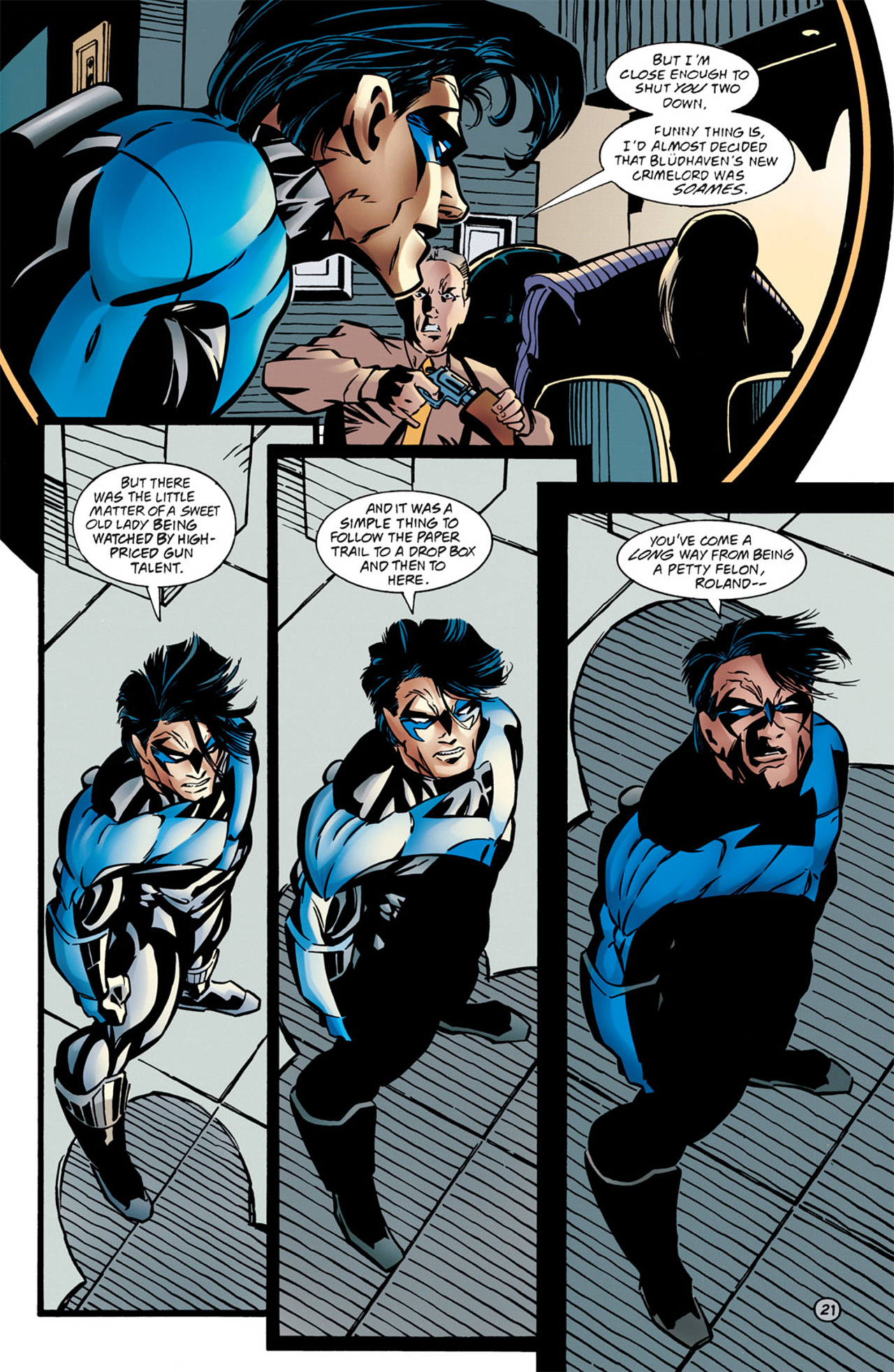 Read online Nightwing (1996) comic -  Issue #7 - 22