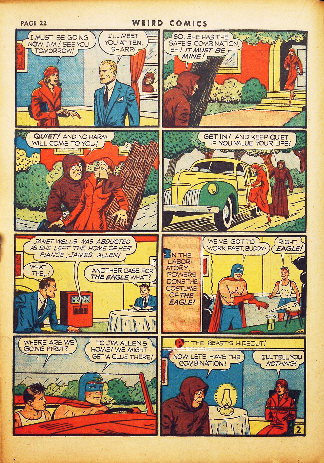 Read online Weird Comics comic -  Issue #12 - 24
