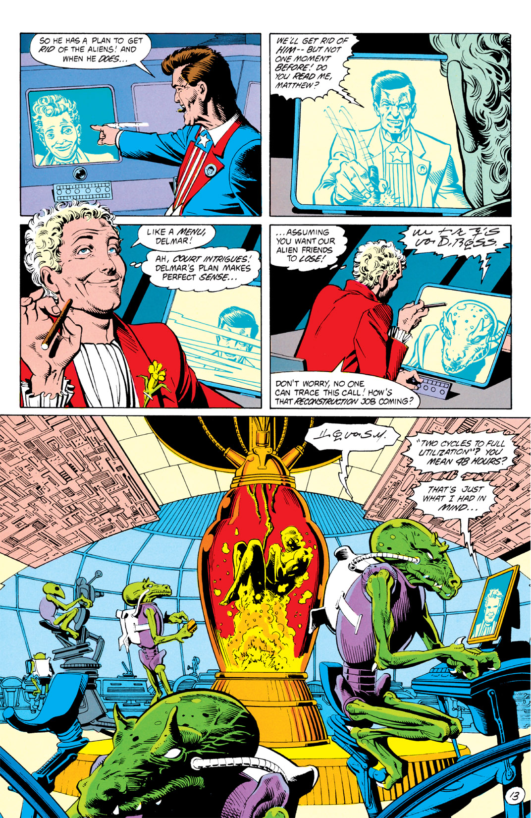 Read online Camelot 3000 comic -  Issue #6 - 15