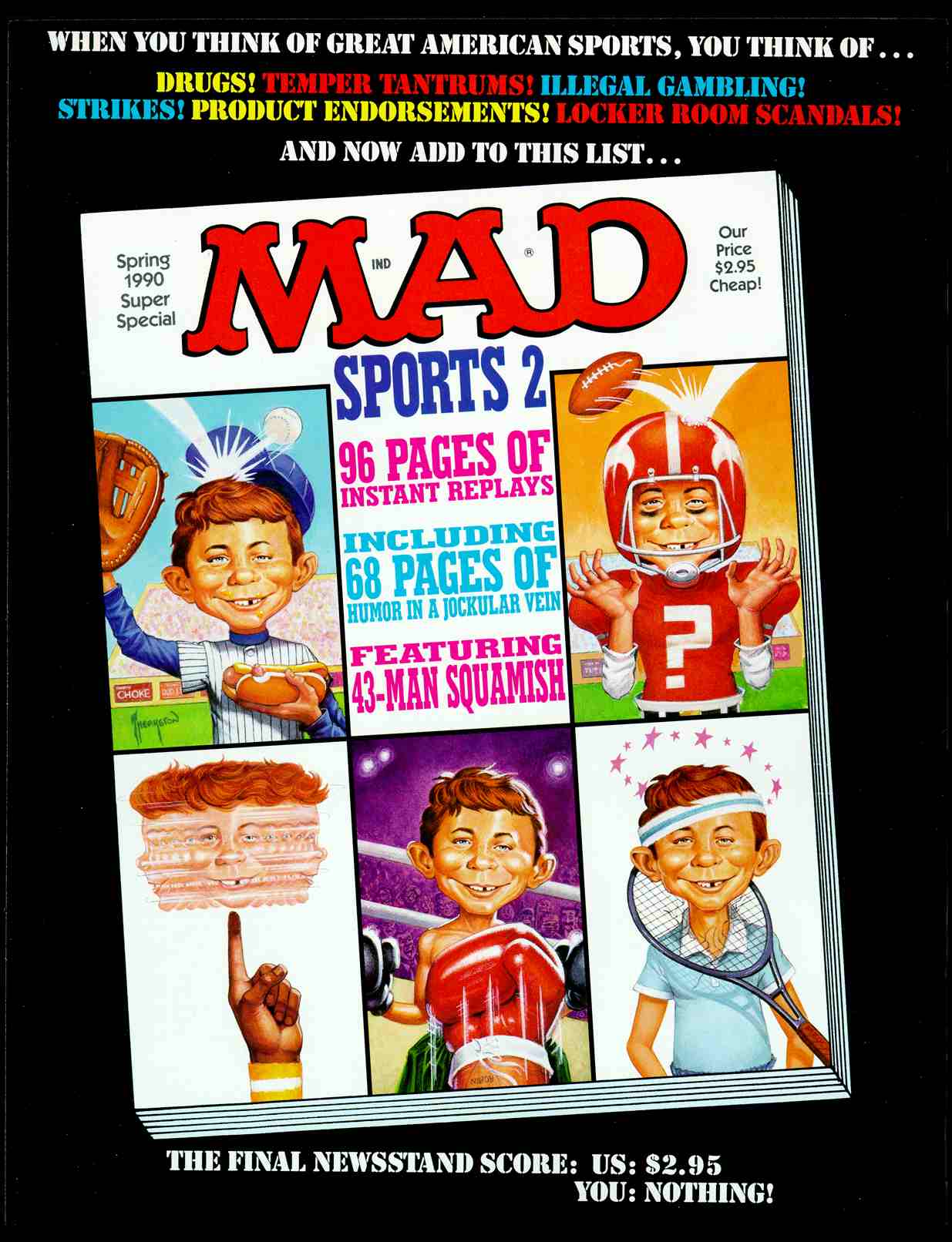 Read online MAD comic -  Issue #290 - 2