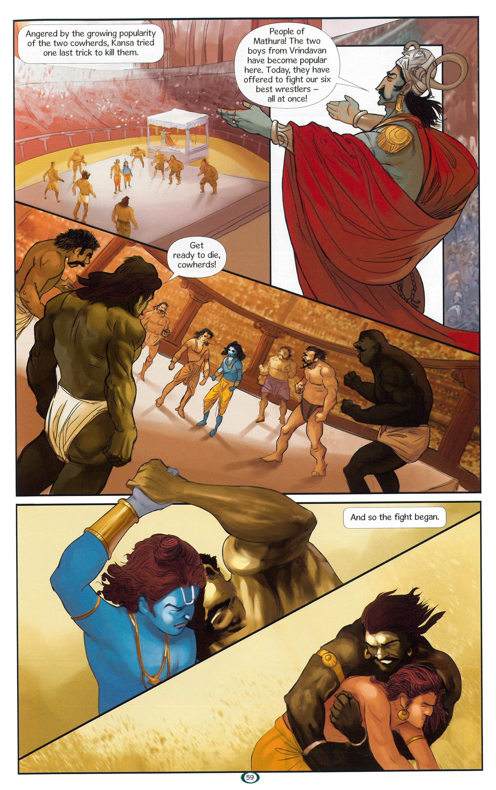Read online Krishna: Defender of Dharma comic -  Issue # TPB (Part 1) - 61