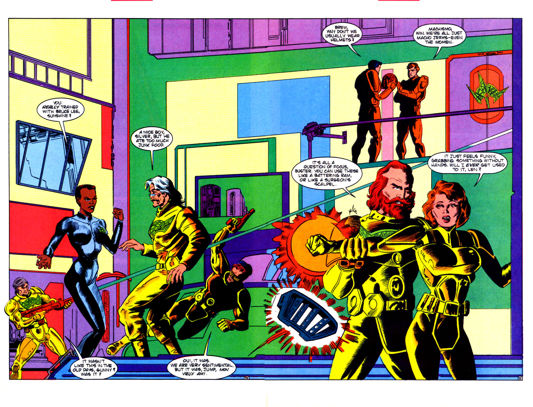 Read online The Web (1991) comic -  Issue #9 - 15
