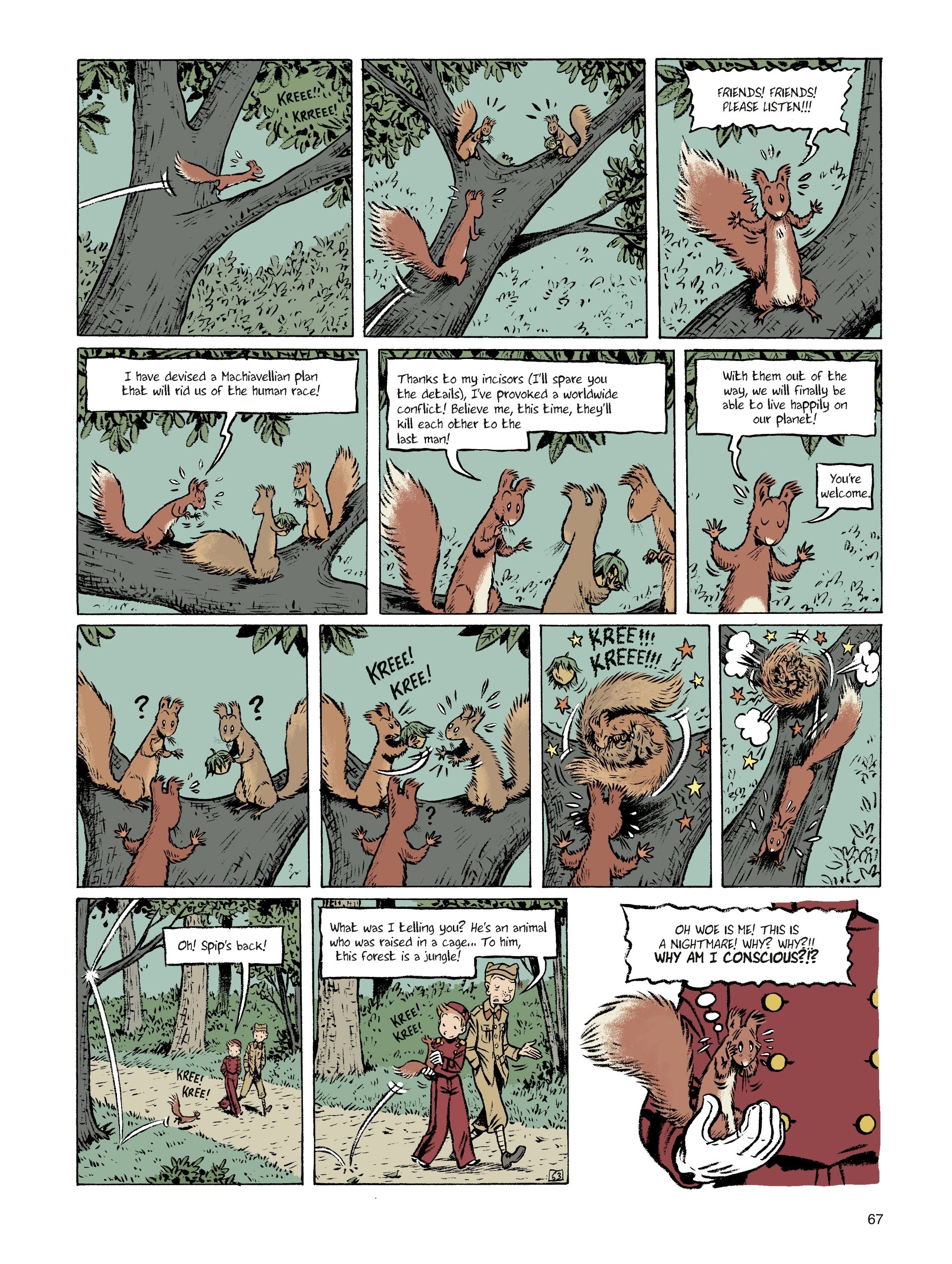 Read online Spirou: The Diary of a Naive Young Man comic -  Issue # TPB - 67