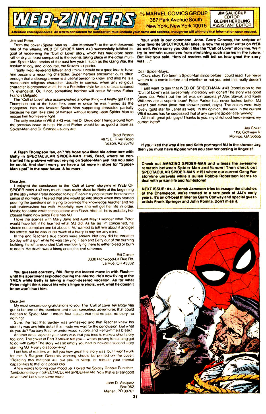 Read online Web of Spider-Man (1985) comic -  Issue #51 - 25