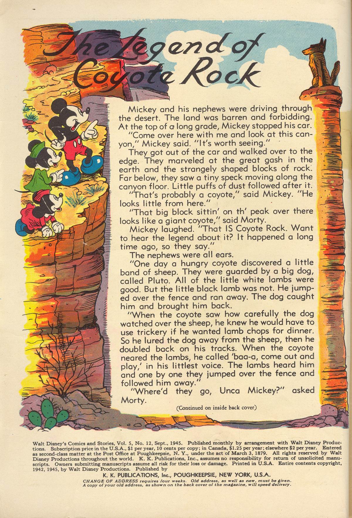 Read online Walt Disney's Comics and Stories comic -  Issue #60 - 2