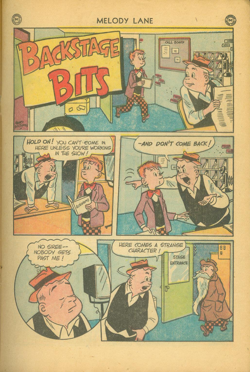 Read online Miss Melody Lane of Broadway comic -  Issue #1 - 25