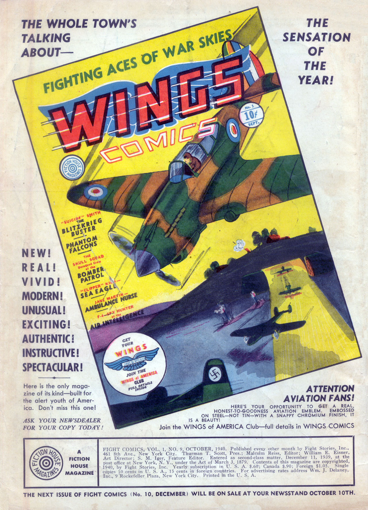 Read online Fight Comics comic -  Issue #9 - 2