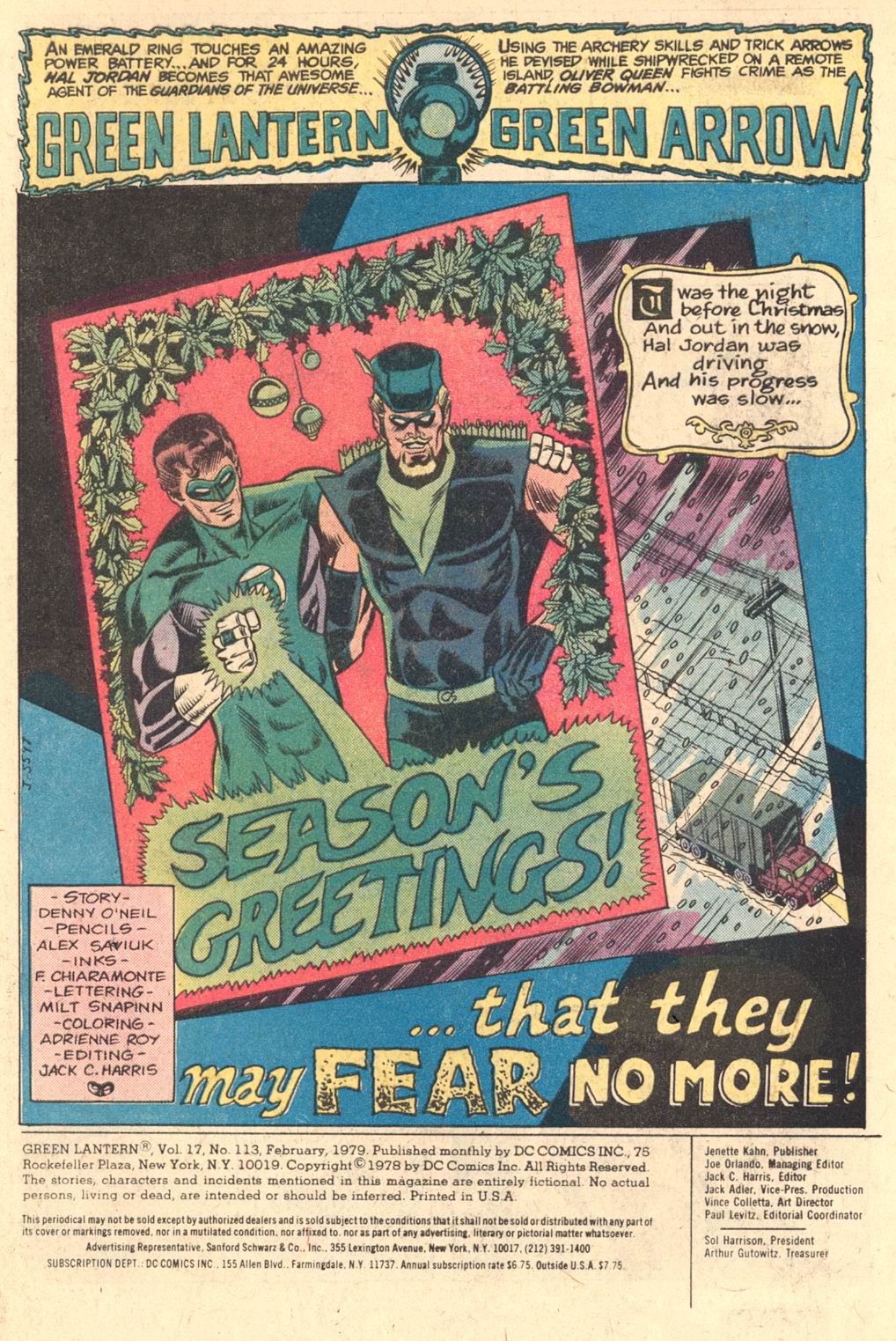 Read online Green Lantern (1960) comic -  Issue #113 - 3