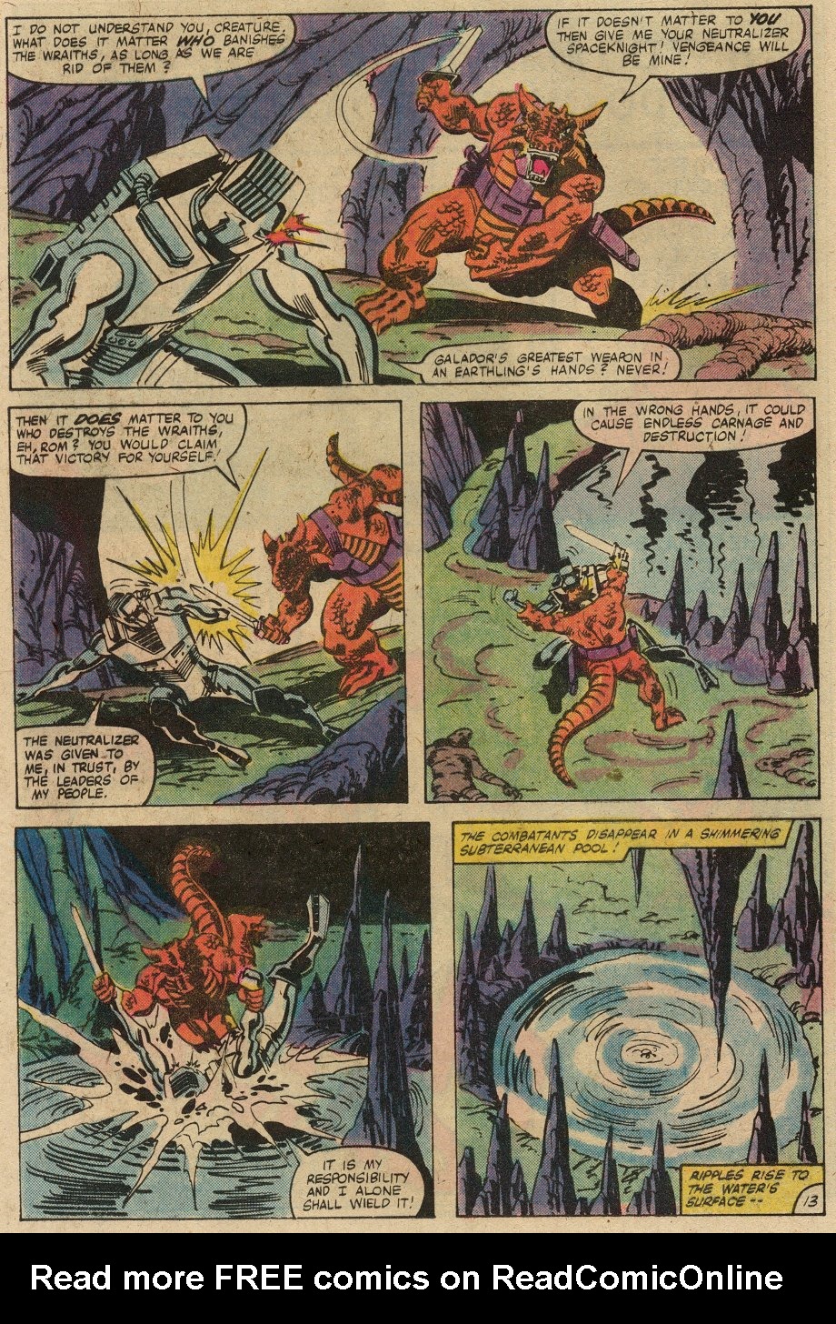 Read online ROM (1979) comic -  Issue #9 - 14