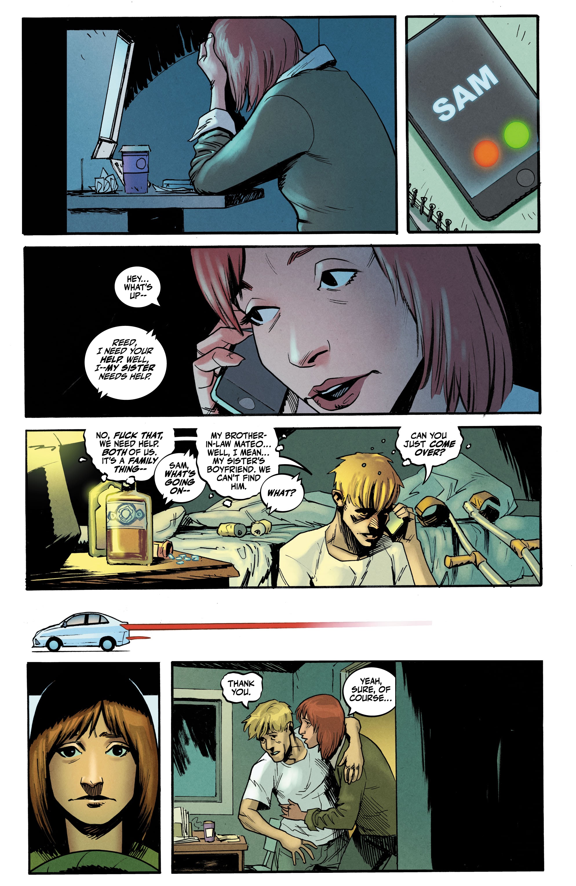 Read online The Blue Flame comic -  Issue #6 - 12