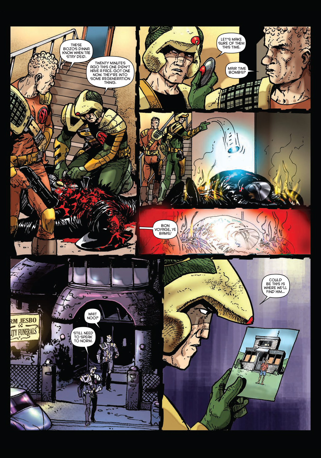 Read online Strontium Dog: The Life and Death of Johnny Alpha: The Project comic -  Issue # TPB - 108
