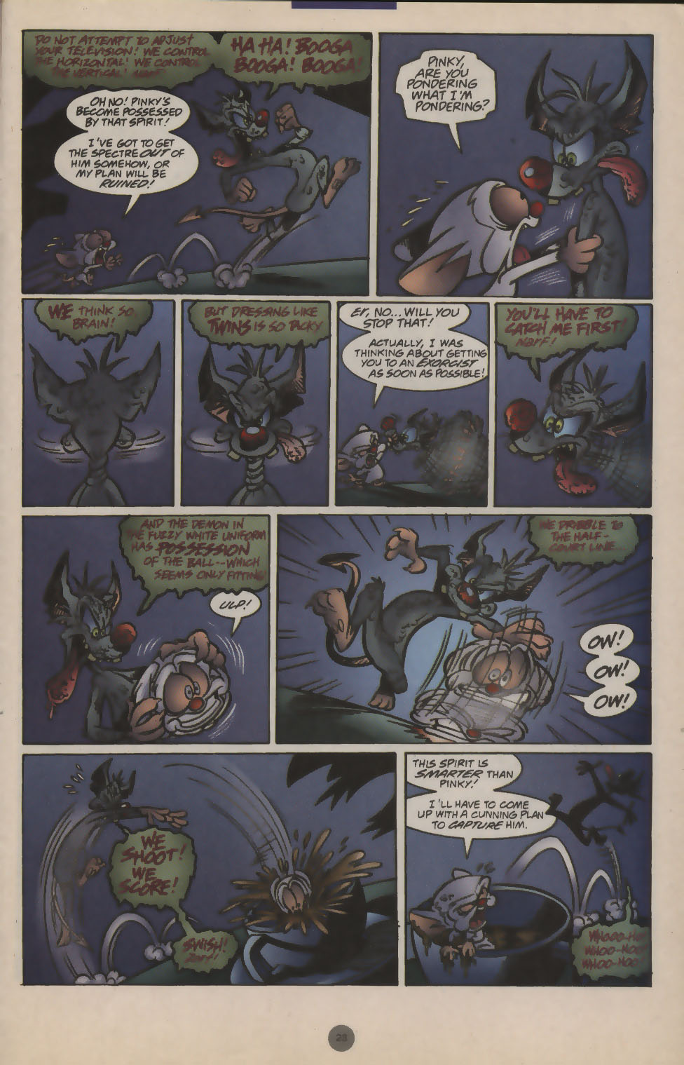 Read online Pinky and The Brain comic -  Issue #17 - 18