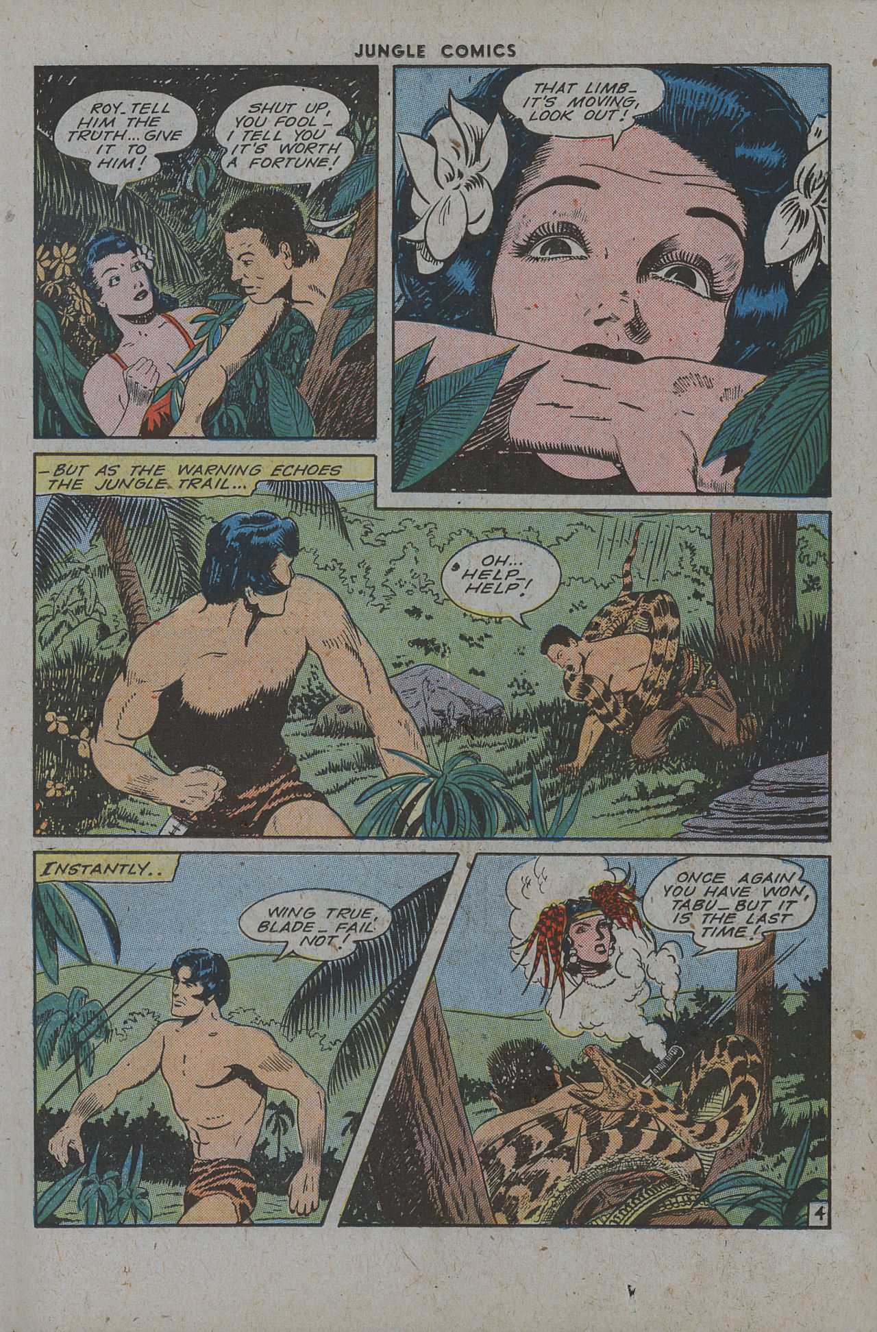 Read online Jungle Comics comic -  Issue #64 - 33