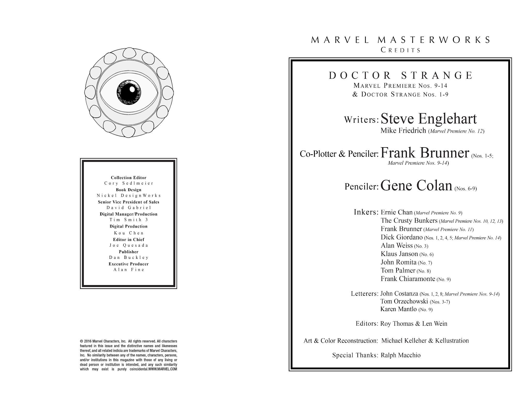 Read online Marvel Masterworks: Doctor Strange comic -  Issue # TPB 5 (Part 1) - 3