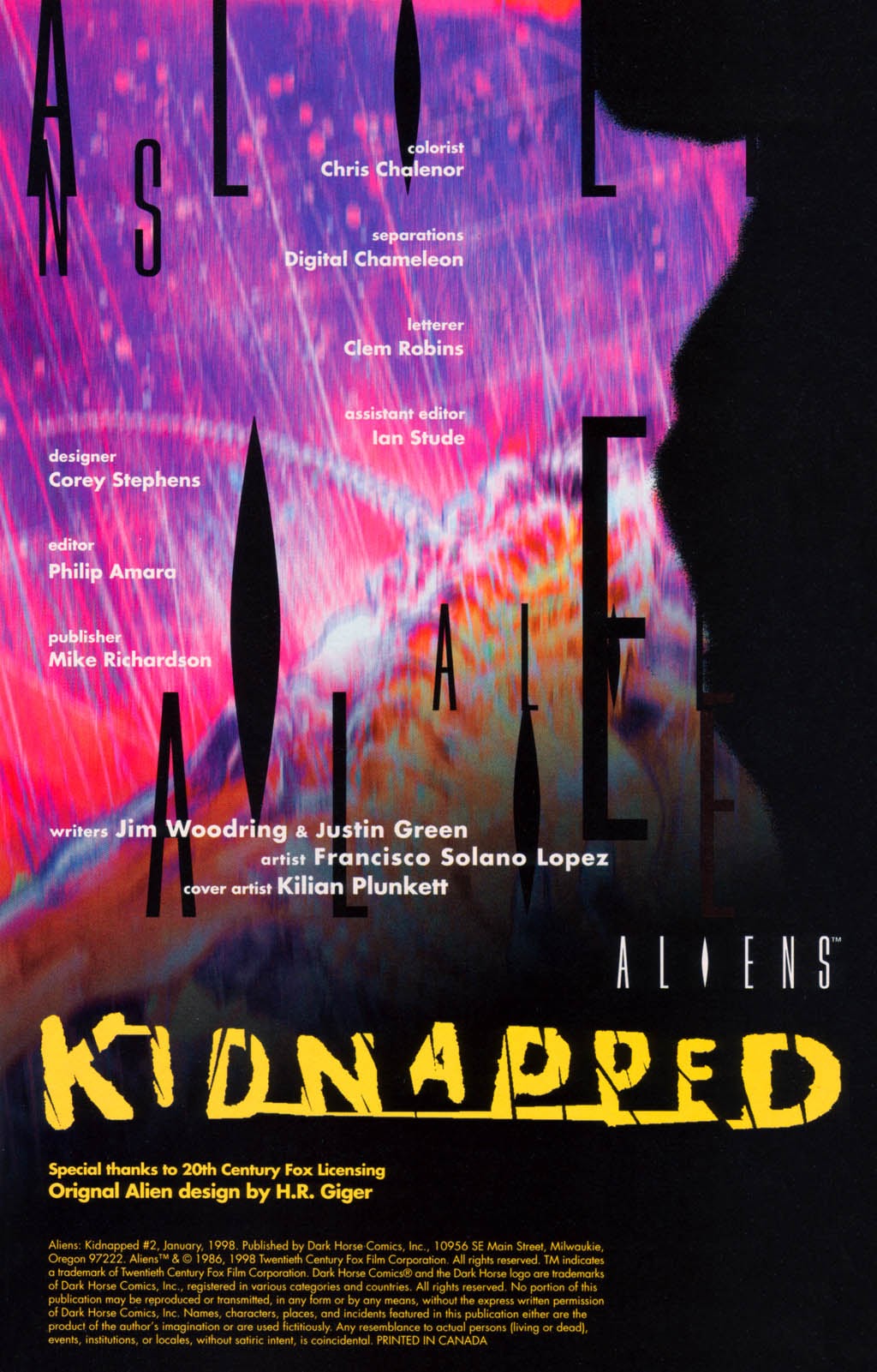 Read online Aliens: Kidnapped comic -  Issue #2 - 2