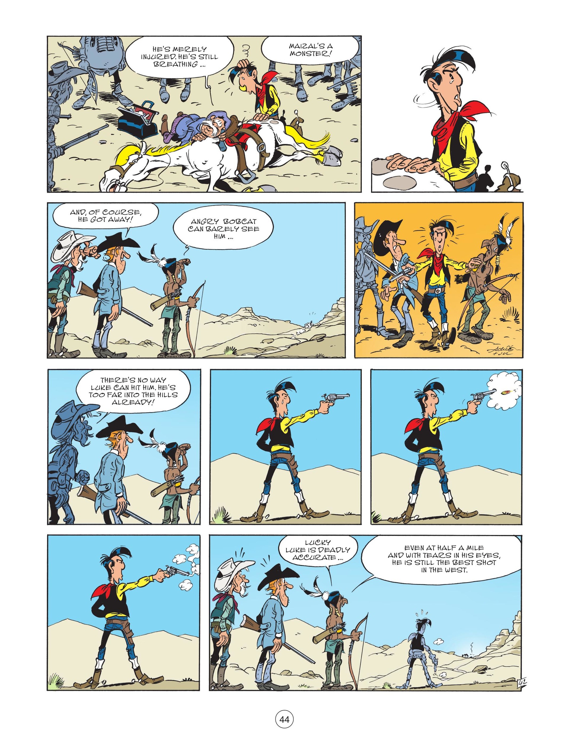 Read online A Lucky Luke Adventure comic -  Issue #82 - 46