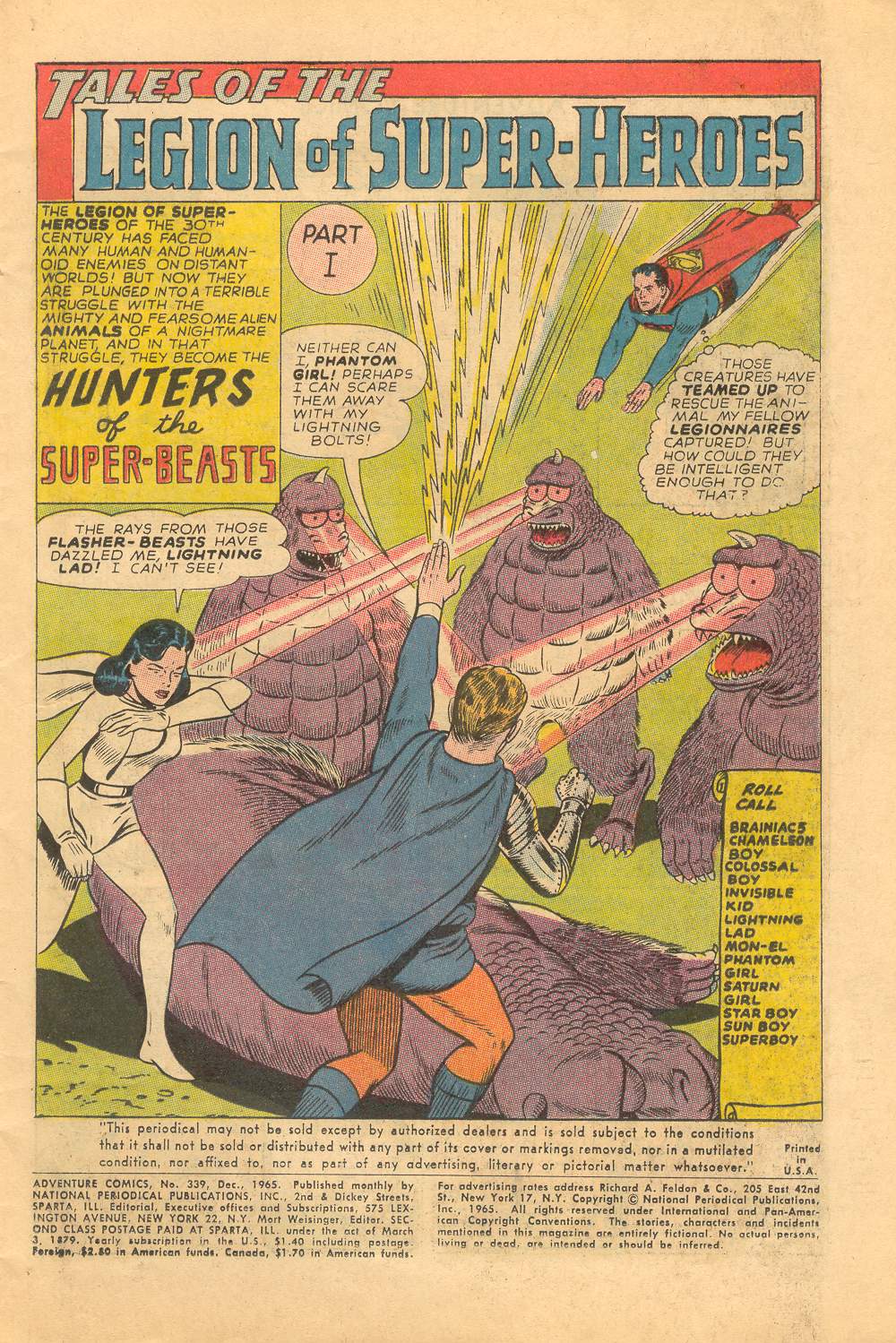 Adventure Comics (1938) issue 339 - Page 3