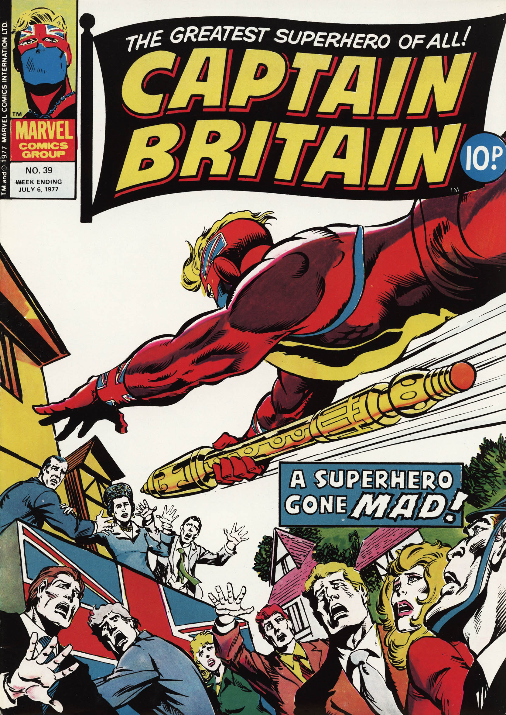 Read online Captain Britain (1976) comic -  Issue #39 - 1