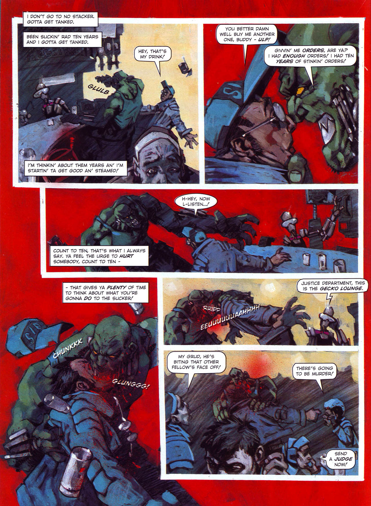 Read online Judge Dredd Megazine (vol. 3) comic -  Issue #70 - 8