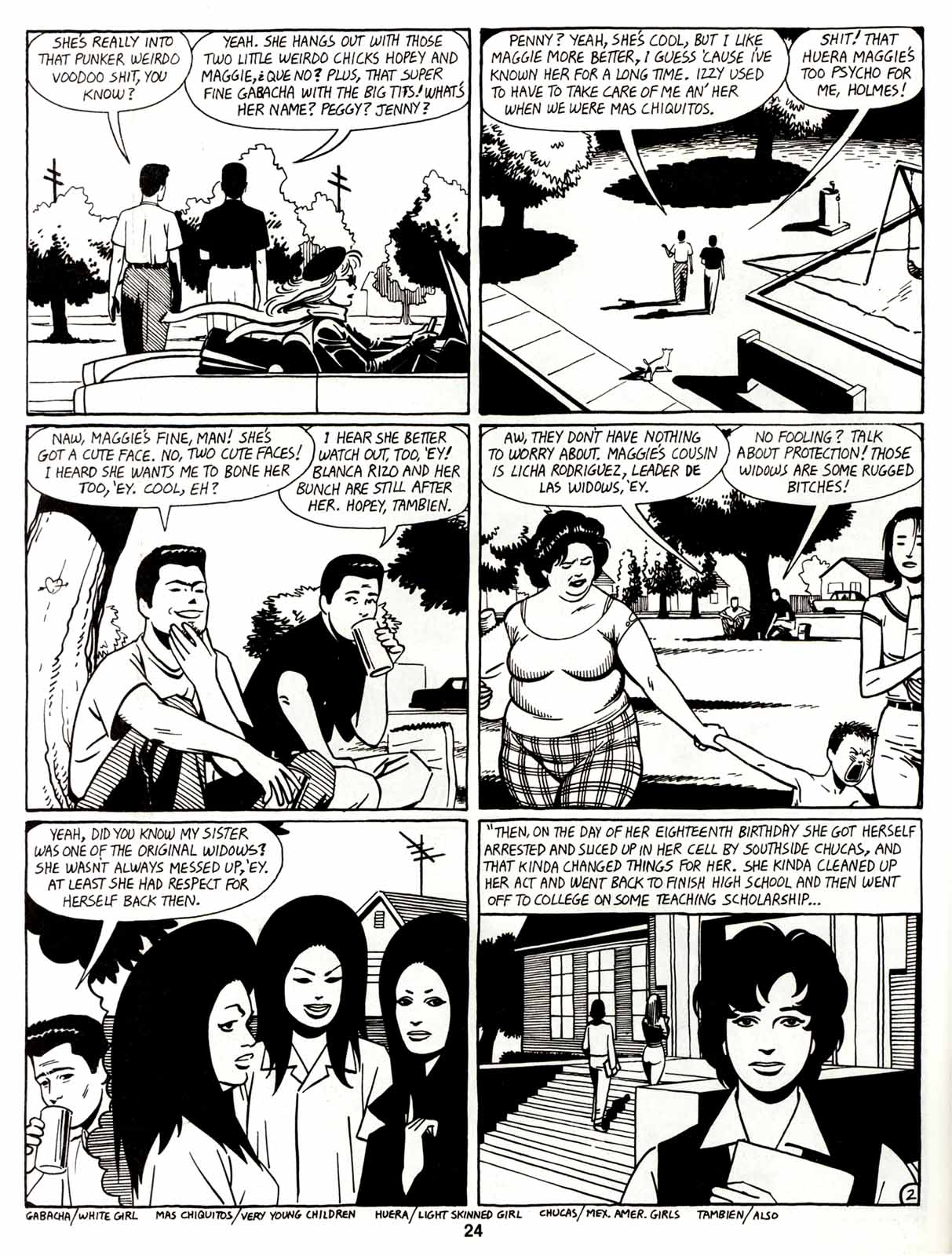 Read online Love and Rockets (1982) comic -  Issue #7 - 26