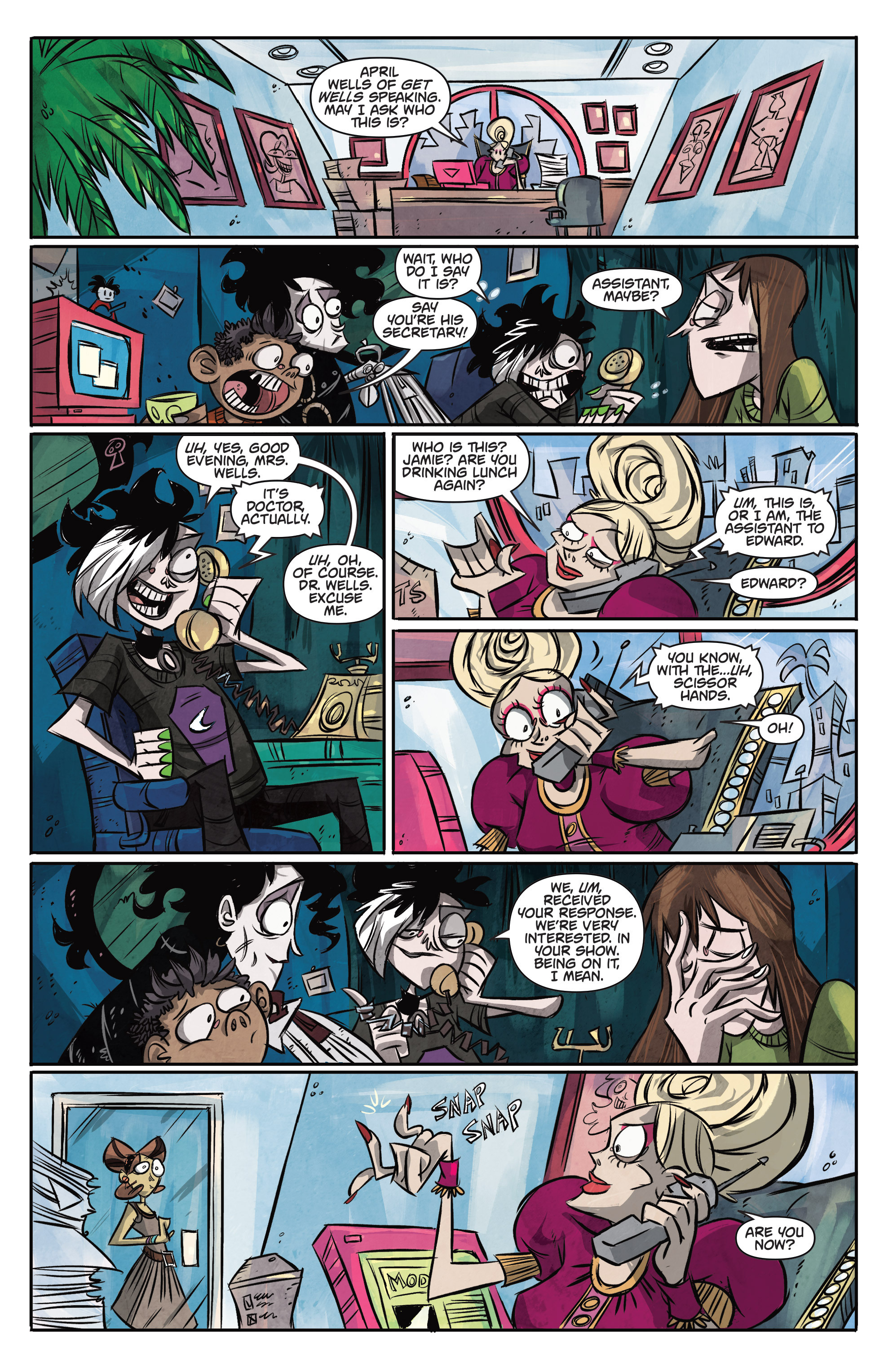 Read online Edward Scissorhands comic -  Issue #7 - 15