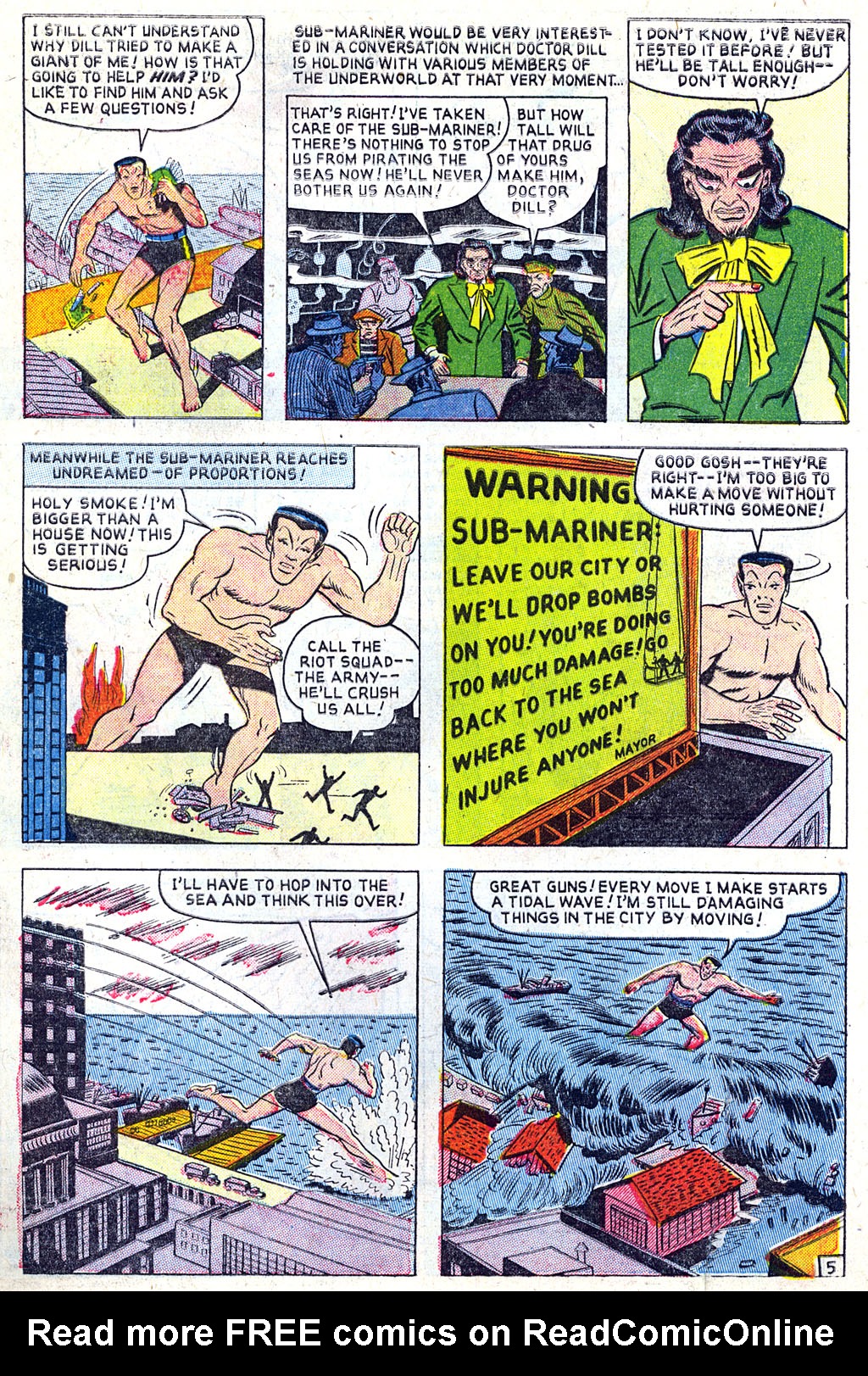 Read online Sub-Mariner Comics comic -  Issue #31 - 6
