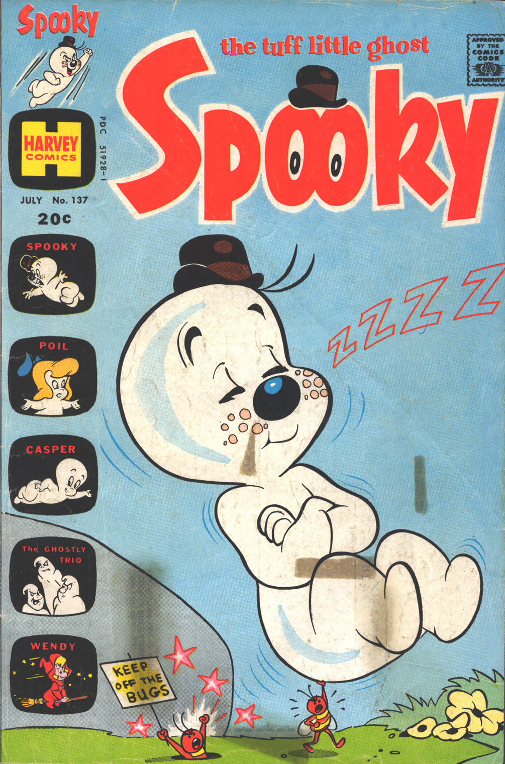 Read online Spooky comic -  Issue #137 - 1