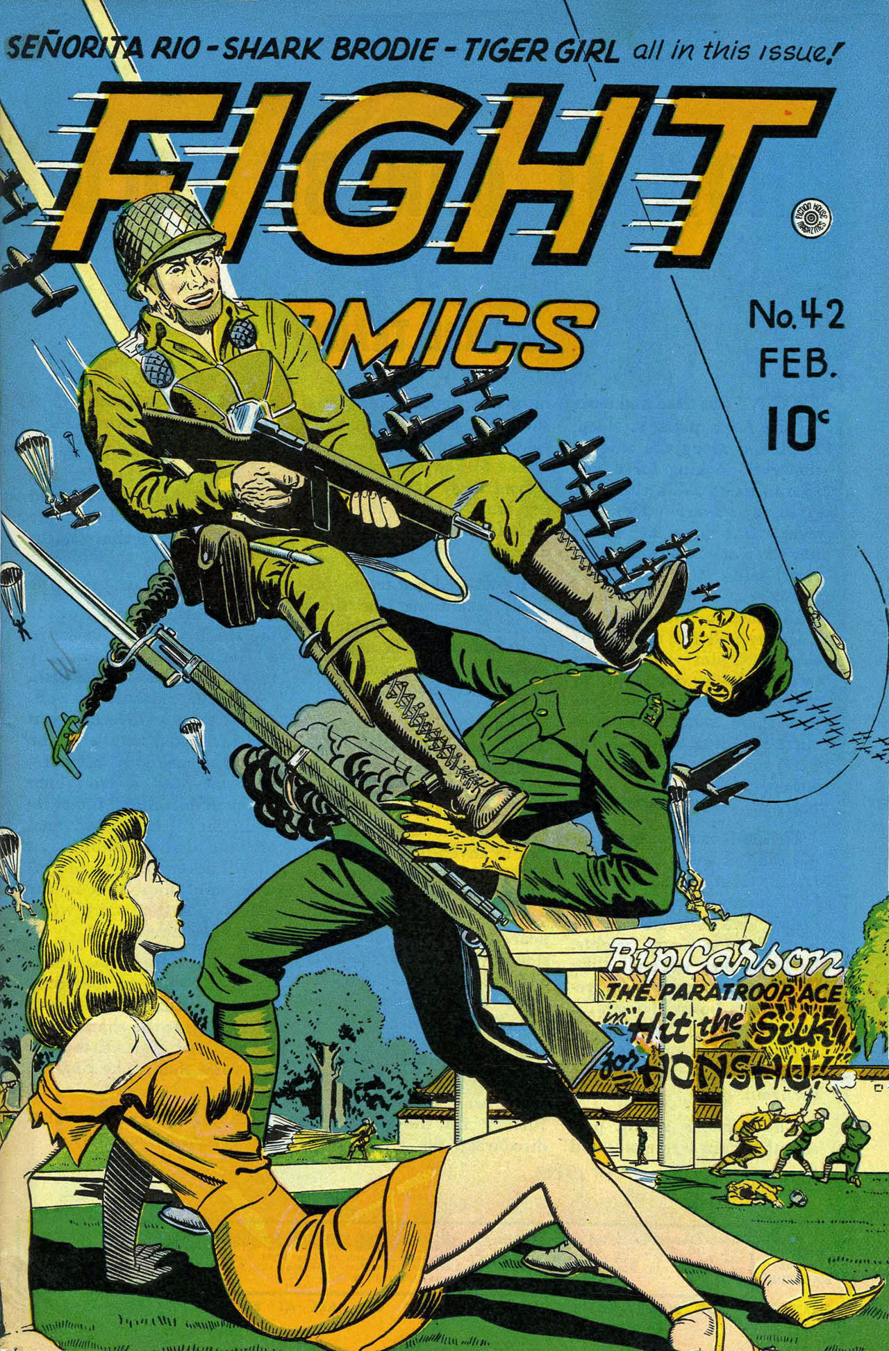 Read online Fight Comics comic -  Issue #42 - 1