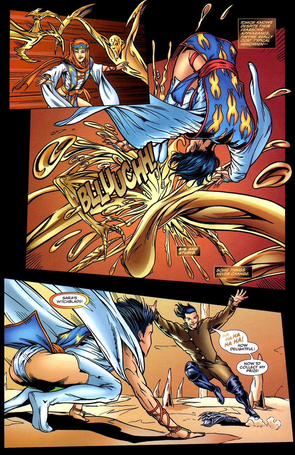 Read online Tomoe/Witchblade: Fire Sermon comic -  Issue # Full - 37