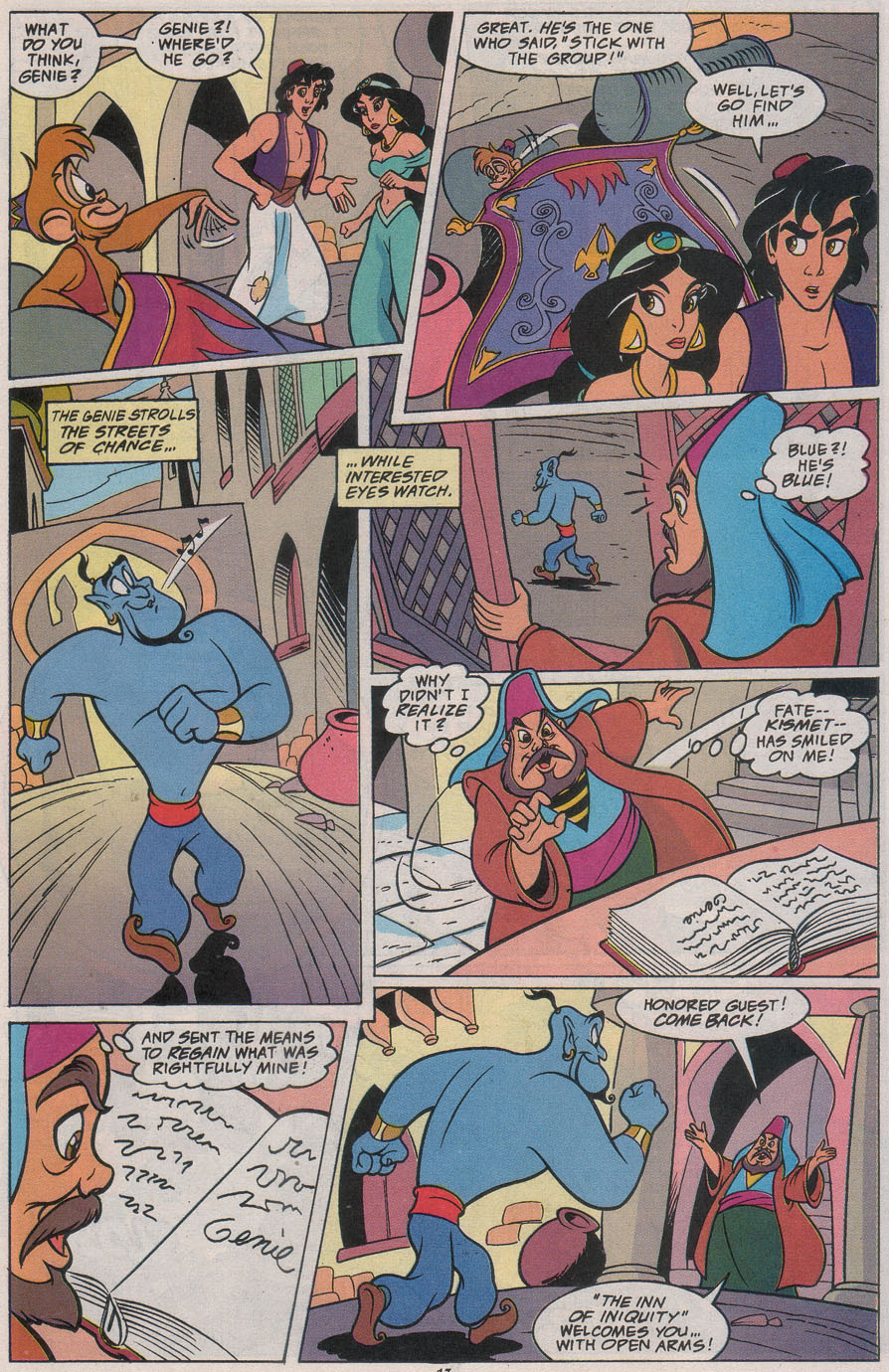 Read online Disney's Aladdin comic -  Issue #10 - 14