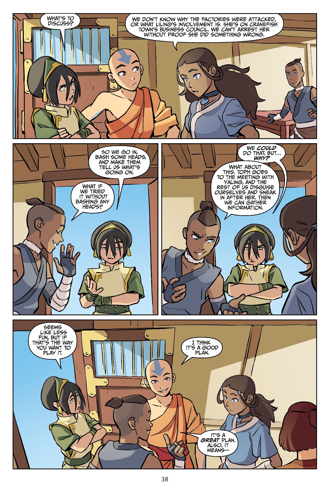 Read online Nickelodeon Avatar: The Last Airbender - Imbalance comic -  Issue # TPB 2 - 39