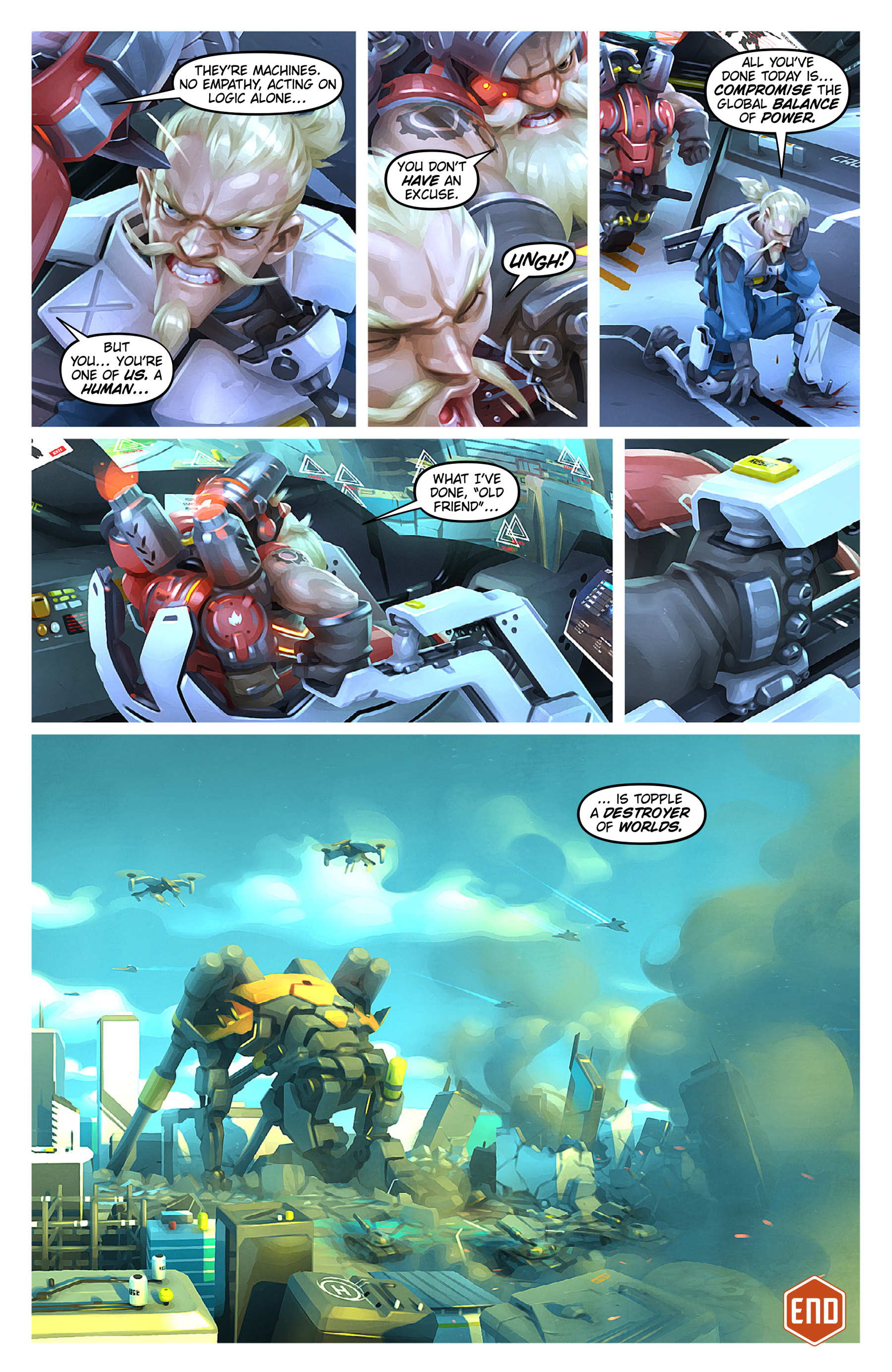 Read online Overwatch comic -  Issue #6 - 10